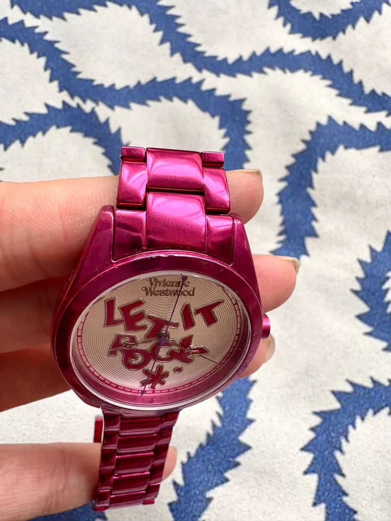 Vivienne Westwood Vivienne Westwood Vintage Let it rock Electric Pink Watch Size ONE SIZE - 4 Thumbnail