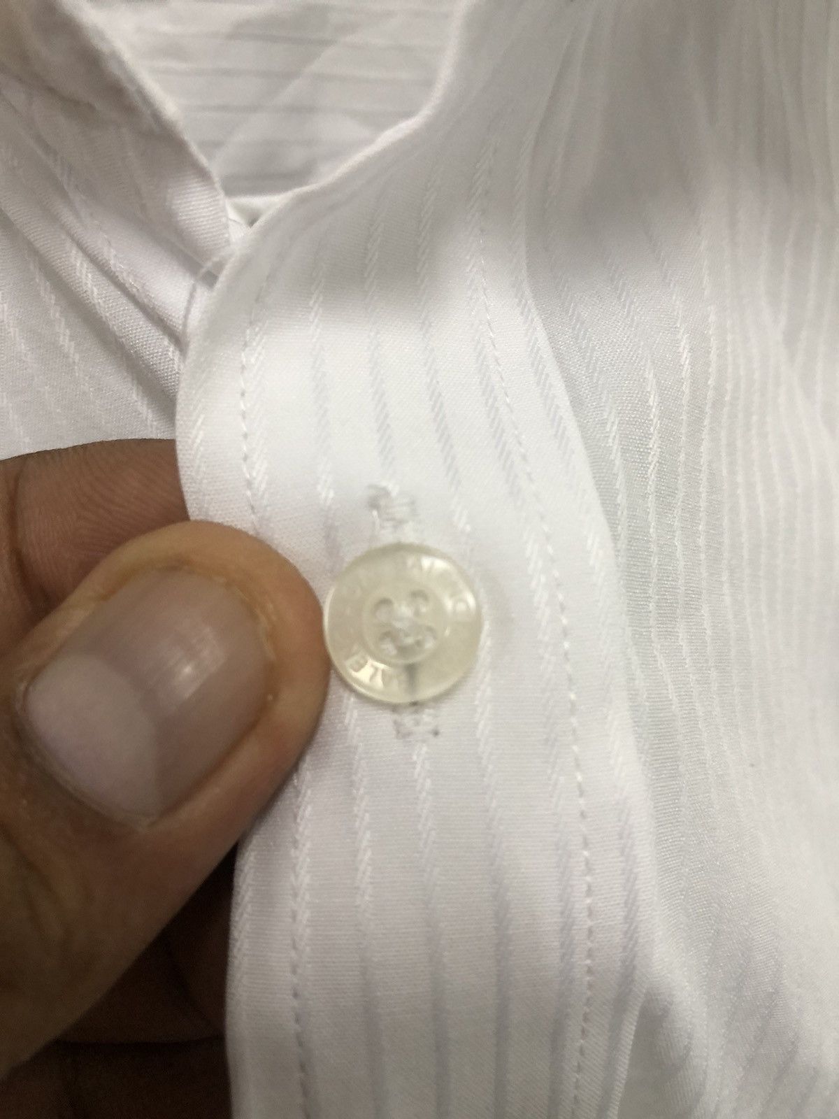Balenciaga BALENCIAGA LINEN WHITE BUTTON UP Size US L / EU 52-54 / 3 - 7 Thumbnail
