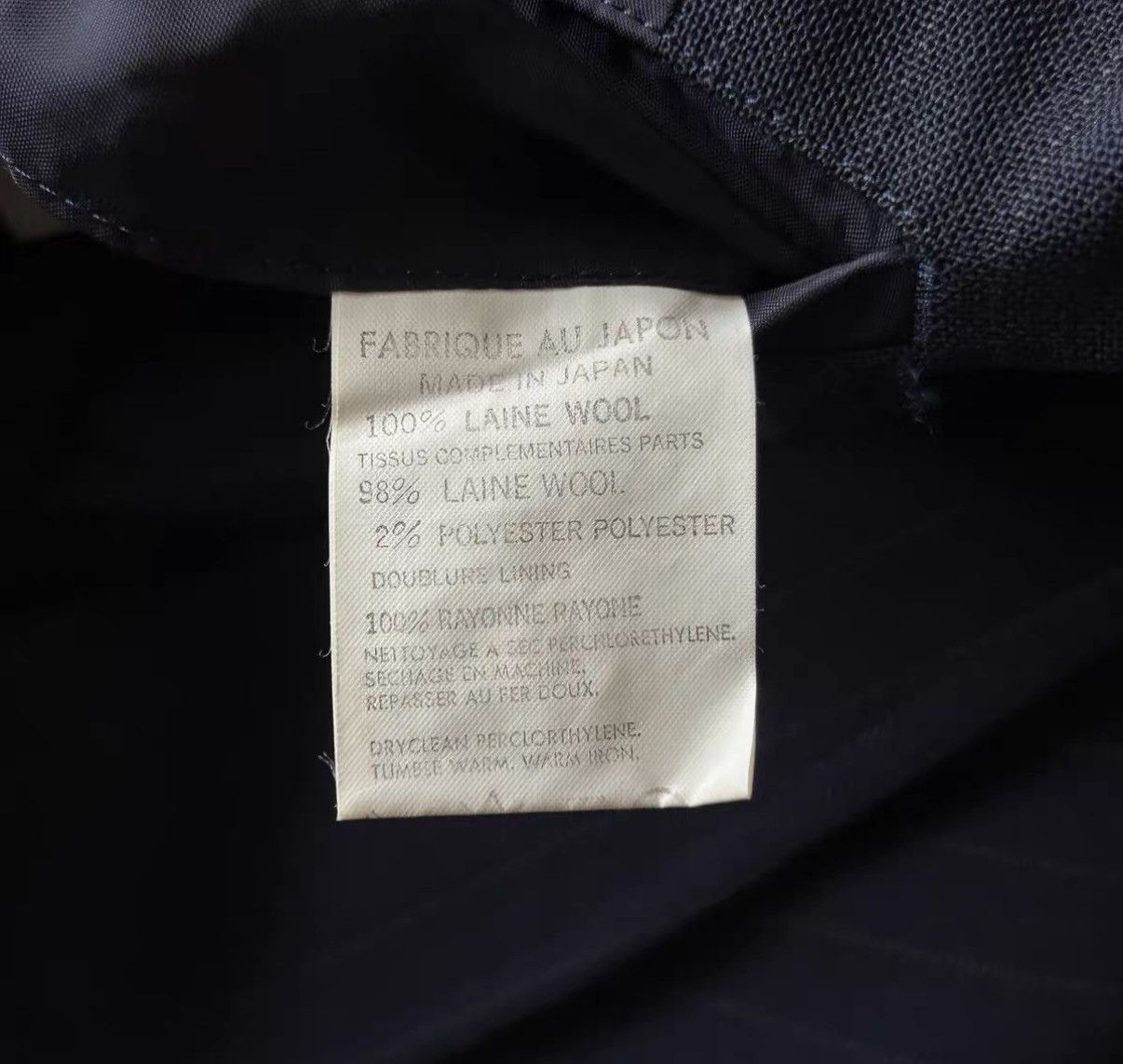 Yohji Yamamoto Yohji Yamamoto 94ss Striped Panel Wool Blazer K4 Size US M / EU 48-50 / 2 - 6 Thumbnail