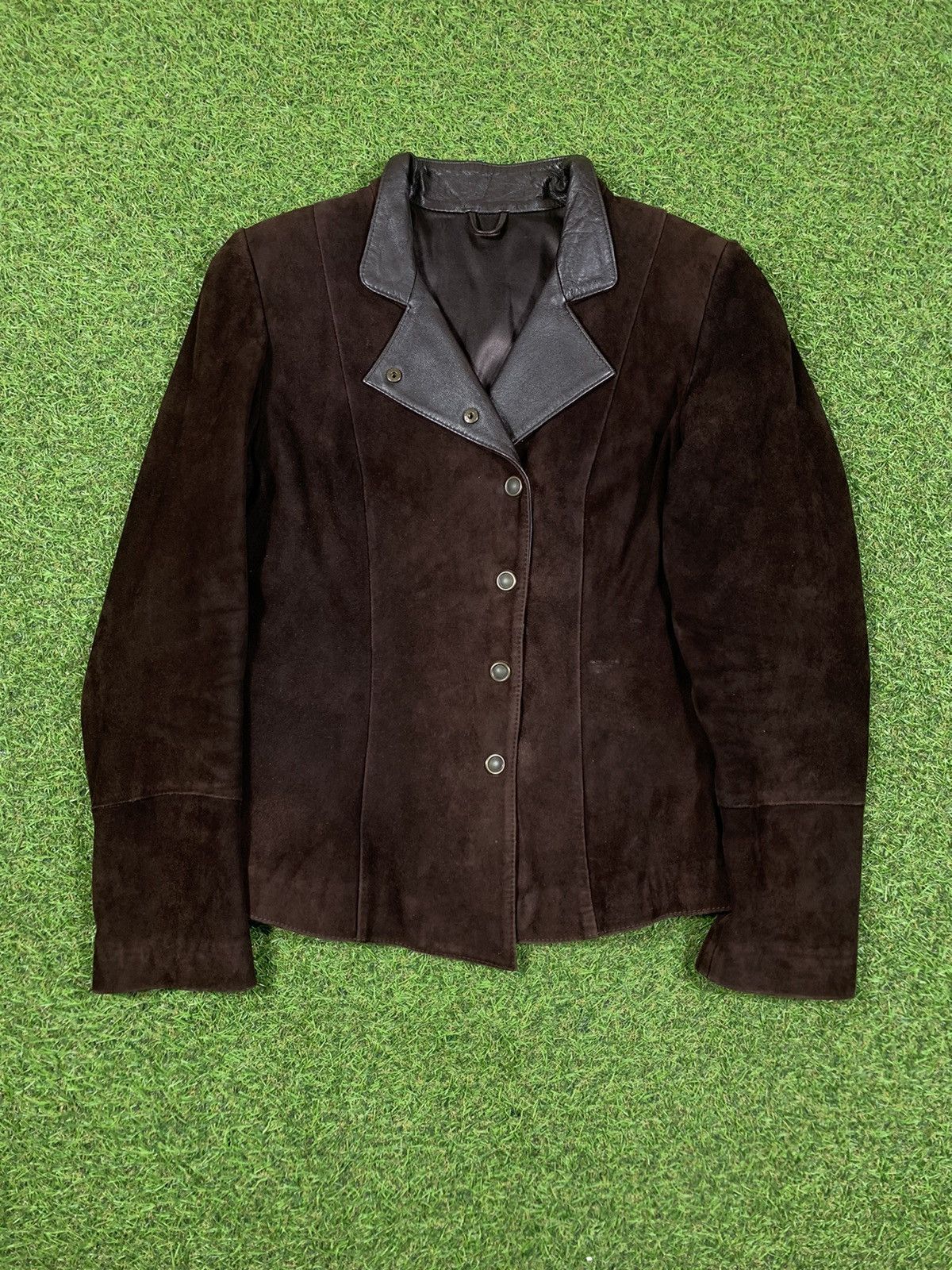 Genuine Leather × Vintage Vintage 90s soft Leather jacket streetwear style size XS Size US XS / EU 42 / 0 - 1 Thumbnail