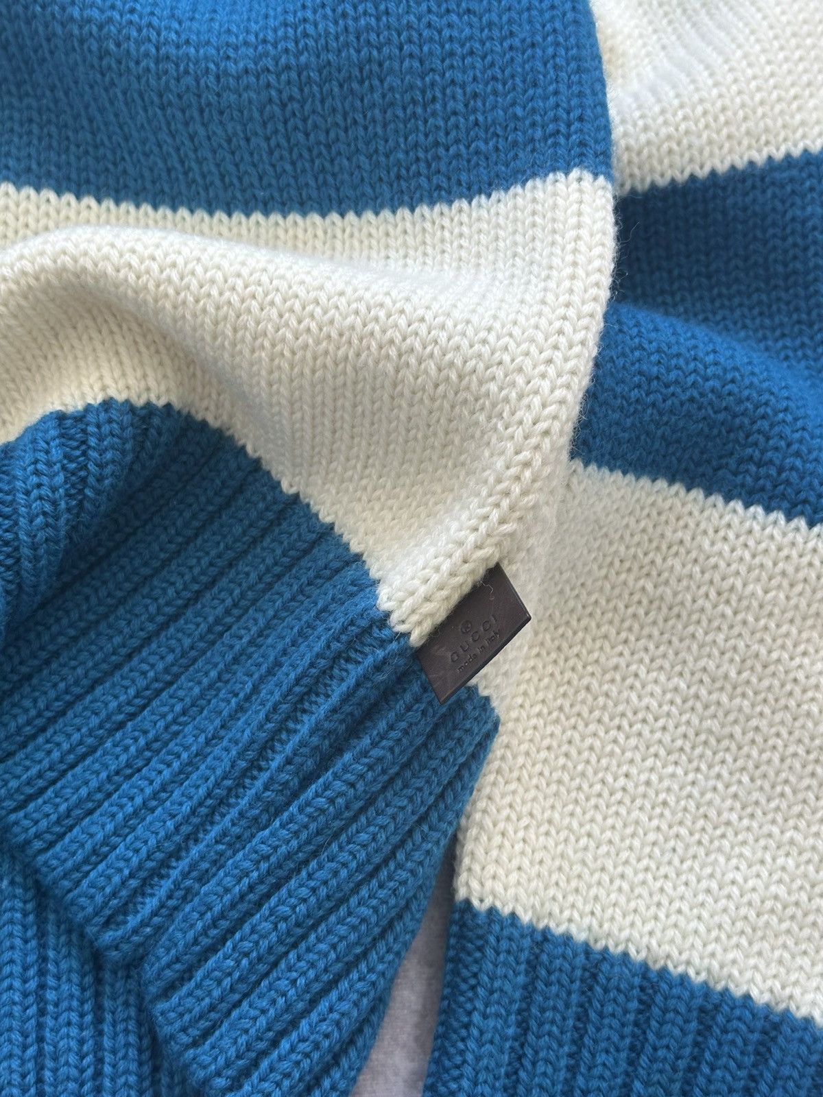 Gucci Gucci Boatneck Wool Sweater 💙 Size US M / EU 48-50 / 2 - 5 Thumbnail