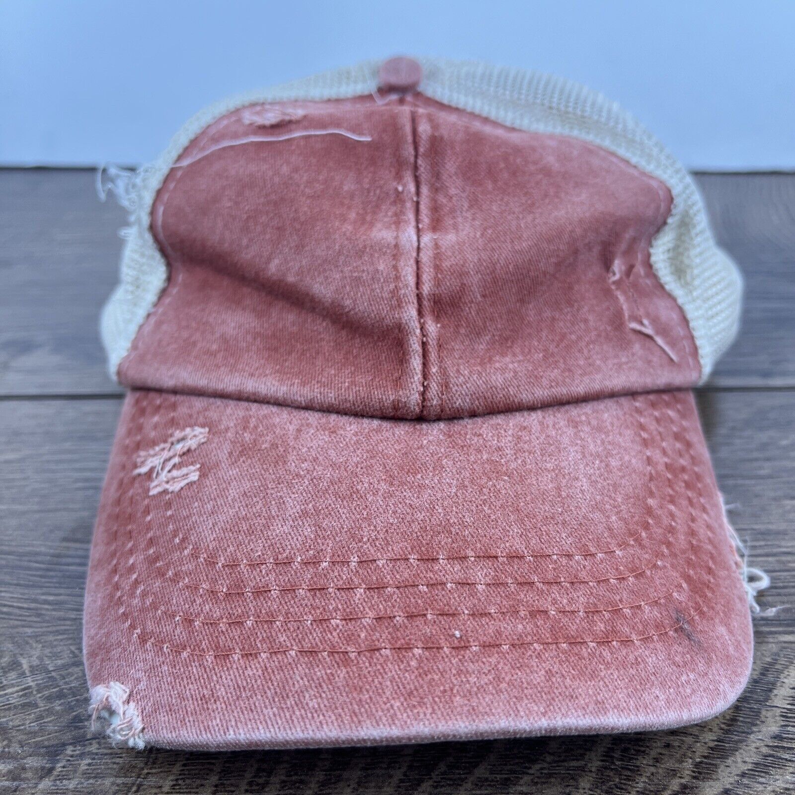 Other Faded Red Baseball Cap Red Hat Adjustable Adult Size Hat Red Size ONE SIZE - 1 Thumbnail