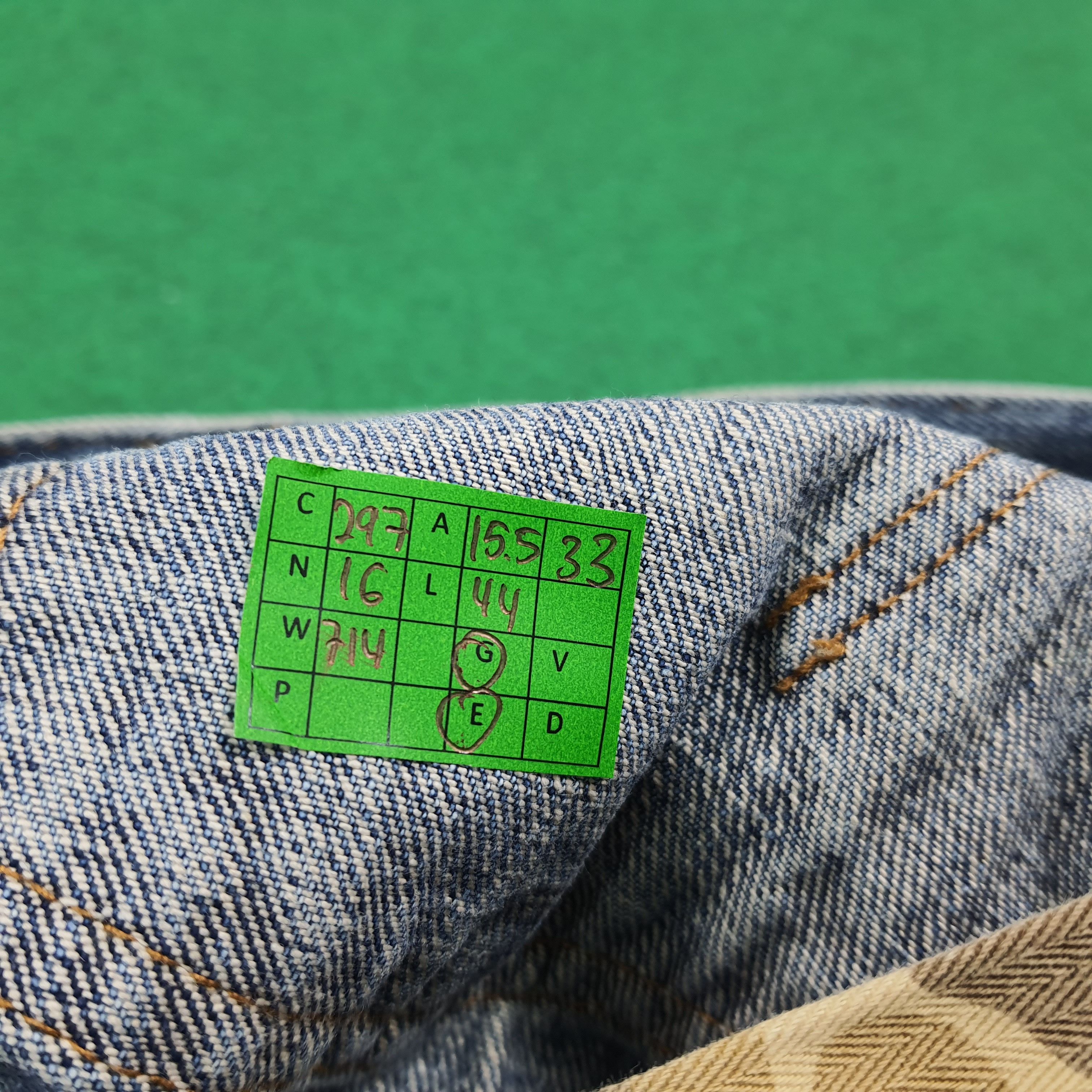 Prps Vintage PRPS Selvedge Camo Pocket Distressed Jeans C297N16 Size US 31 - 13 Thumbnail