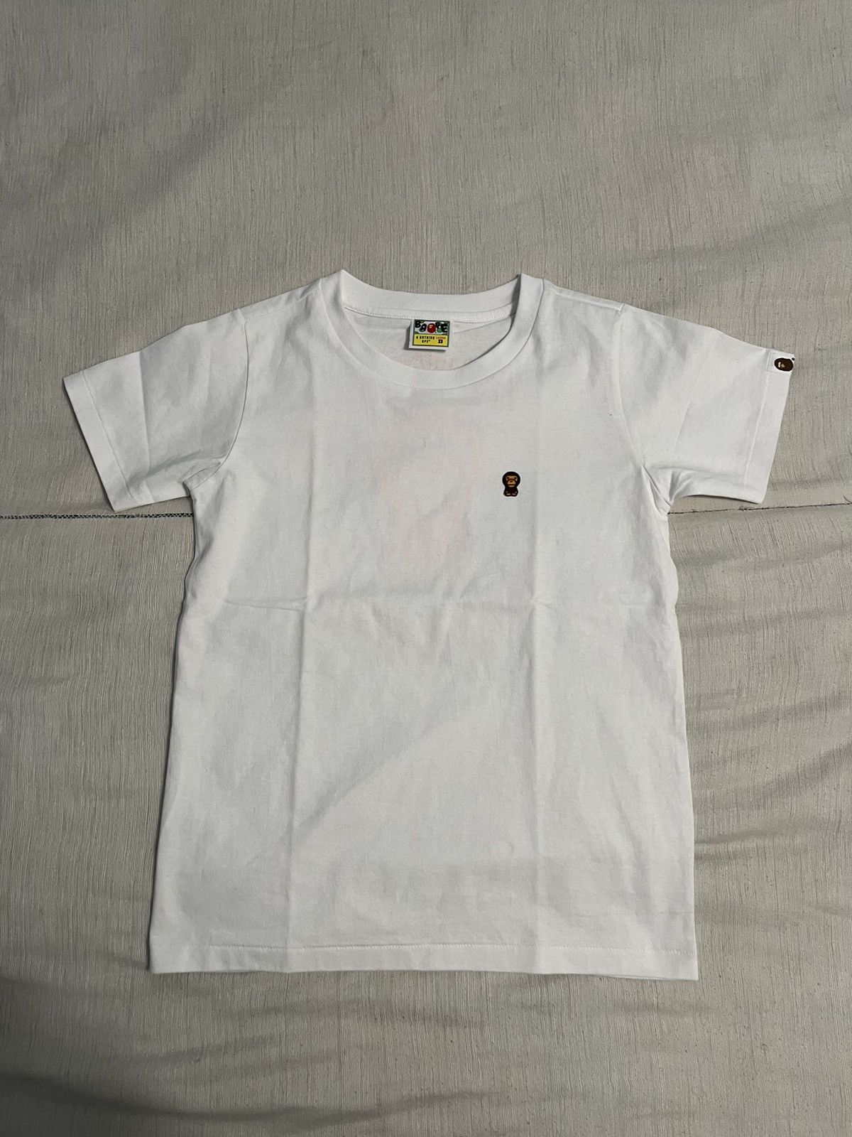 image of Bape Baby Milo Tee in White, Women's (Size XS)