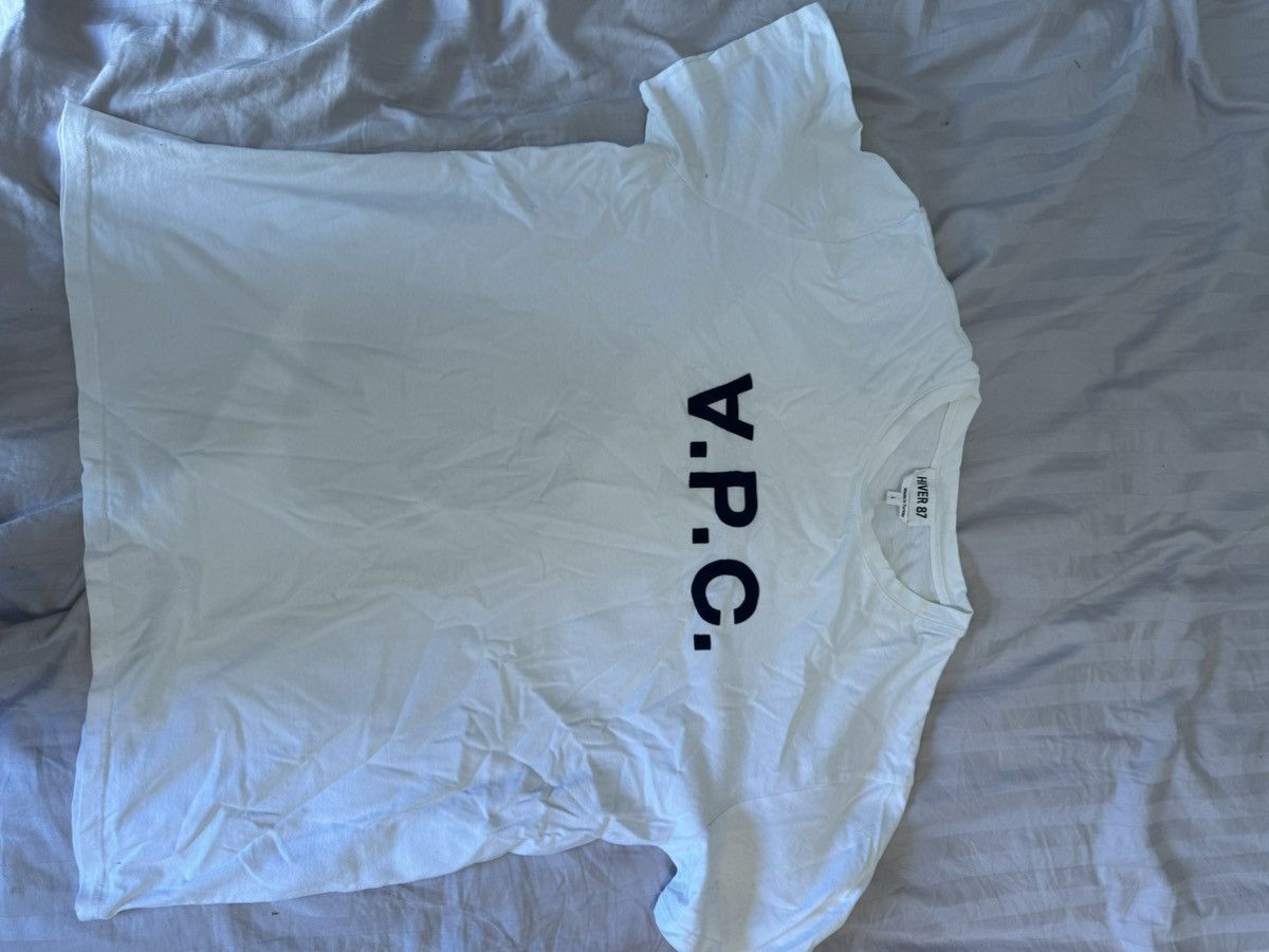 A.P.C. APC white t shirt Size US L / EU 52-54 / 3 - 1 Thumbnail