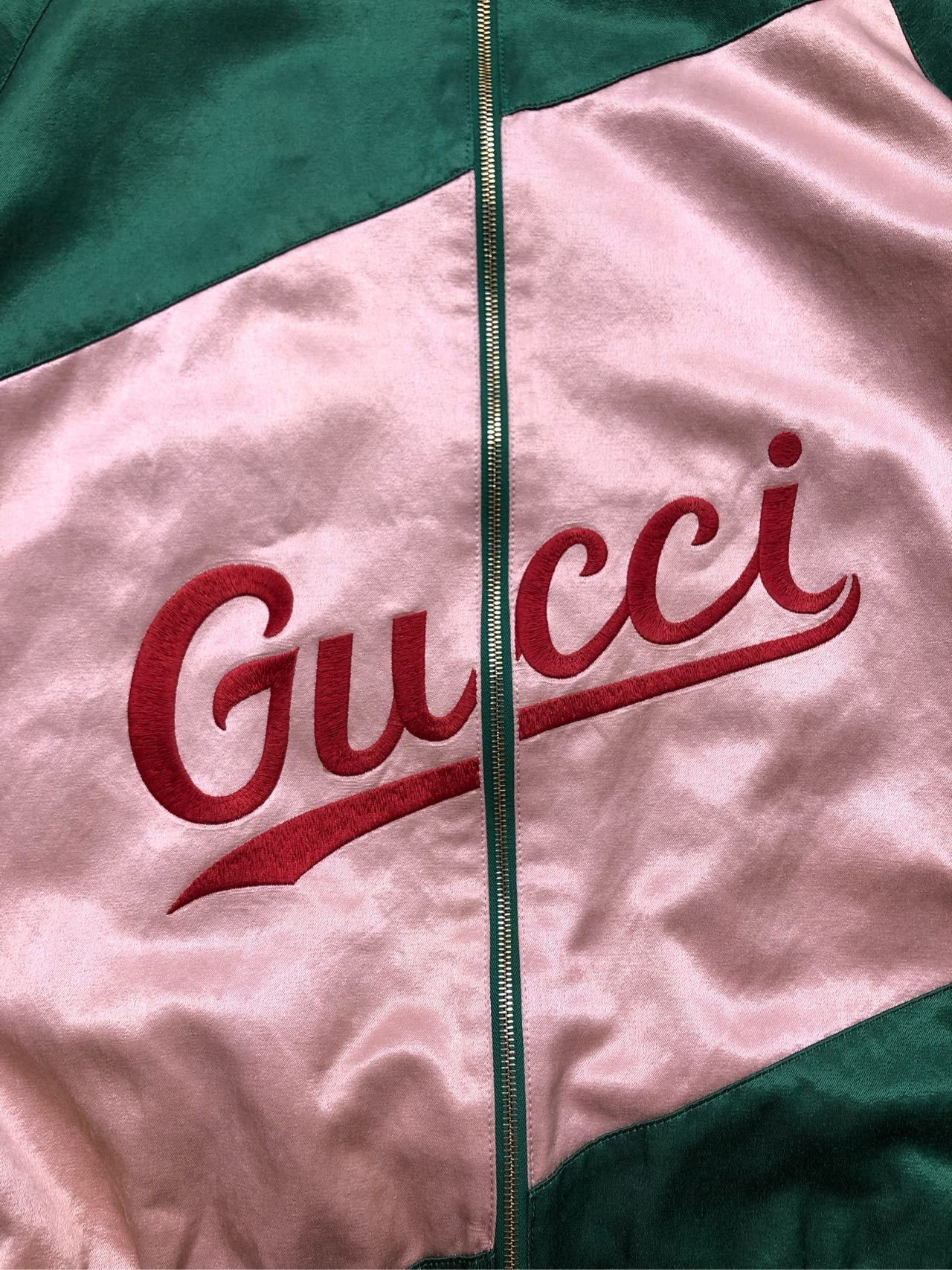 Gucci Gucci Letter embroidery logo zipper jacket 2501-Nextarrow Size US M / EU 48-50 / 2 - 4 Thumbnail