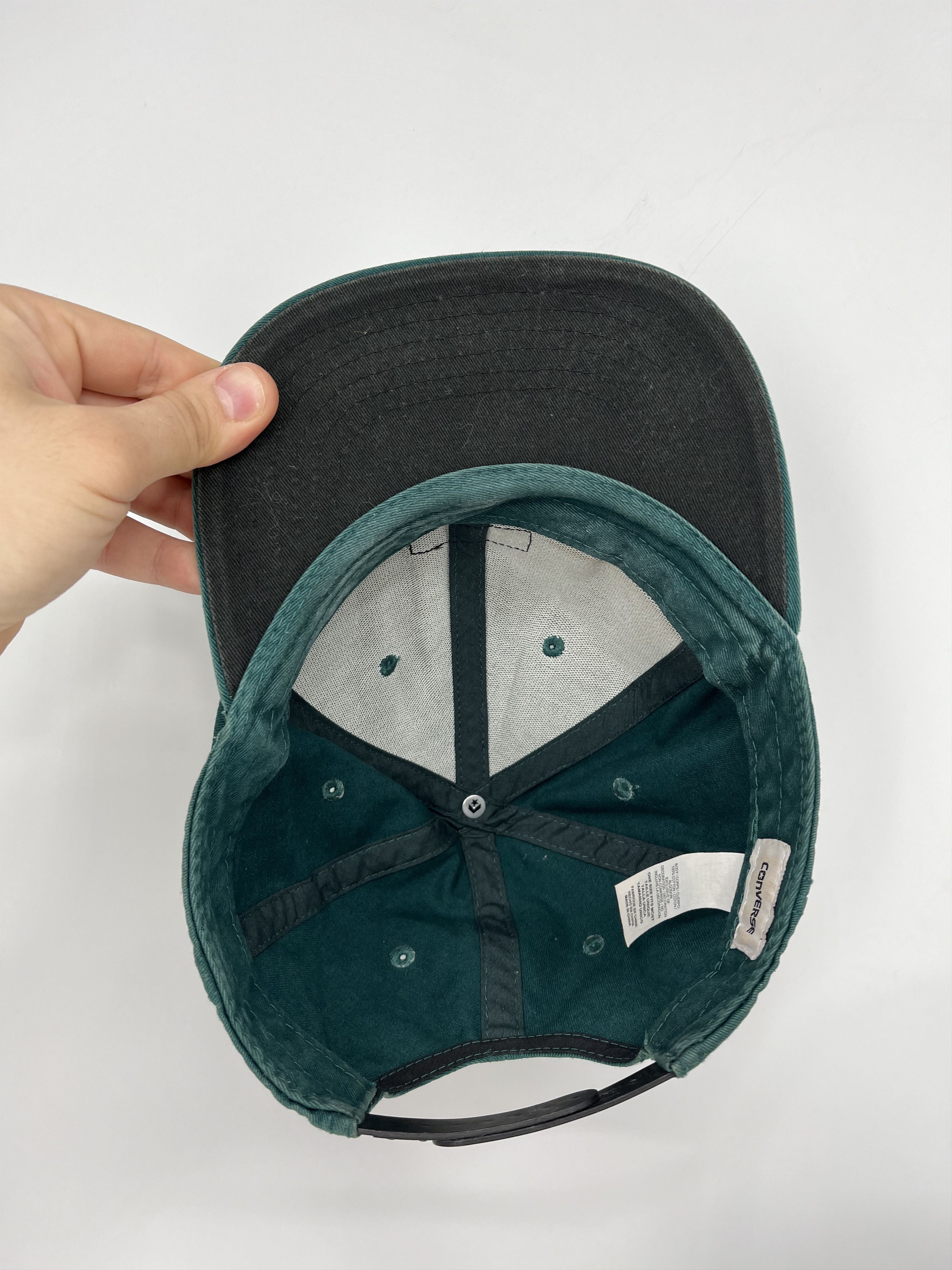 Converse Vinatge Y2K Converse Classic big Logo Strapback Hat Cap Size ONE SIZE - 5 Thumbnail