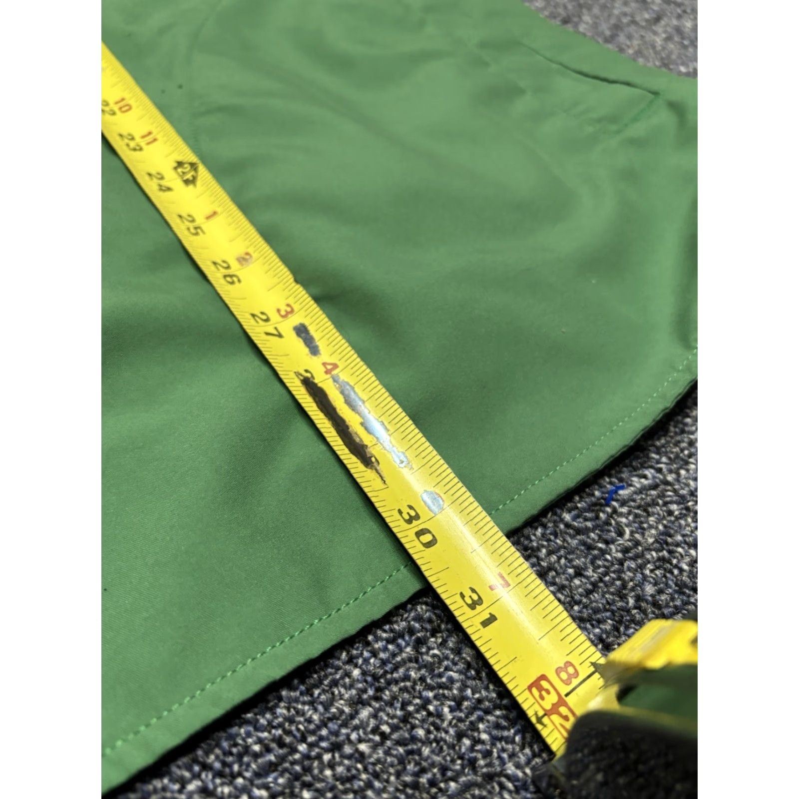 Vintage Duluth Golf Jacket Mens 2XLT Tall V Neck Pullover Windbreaker Solid Green Lightweight Lined Polyester Softshell Outdoor Casual Spring Fall Winter Size US XXL / EU 58 / 5 - 4 Thumbnail