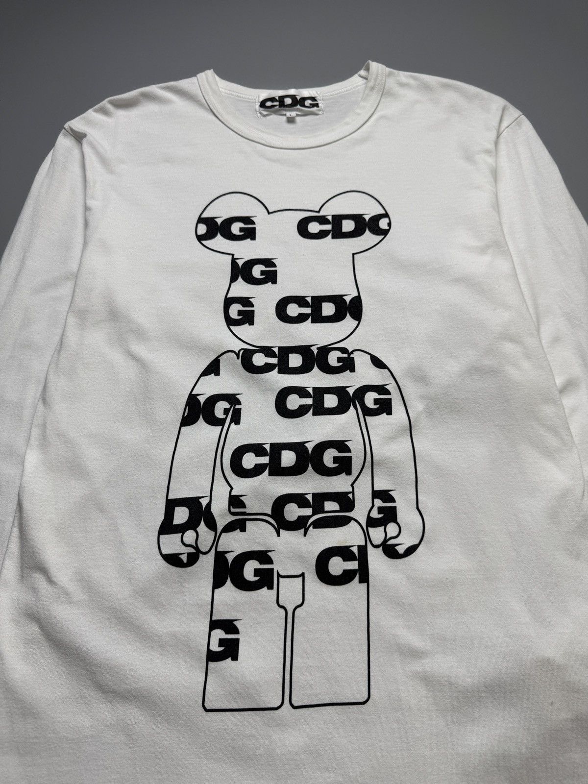 Comme des Garcons CDG x Bearbricks - Medicom Toy Long Front Sweatshirt Size US L / EU 52-54 / 3 - 6 Thumbnail