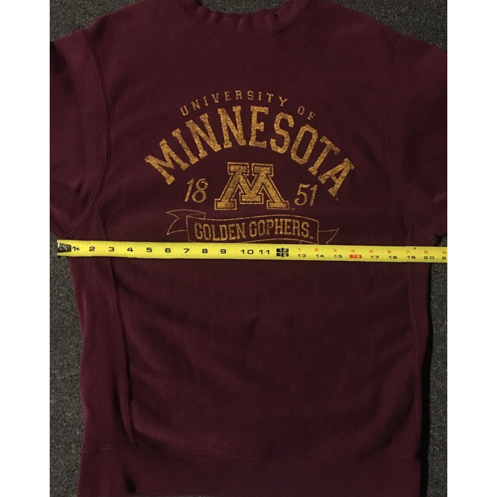 Vintage Vtg Minnesota Gophers Faded Reverse Weave Sweatshirt M School Track Grunge 90s Hoodie Mens Red 90s Grunge University of Minnesota Shirt/Hoodie Size US M / EU 48-50 / 2 - 7 Thumbnail