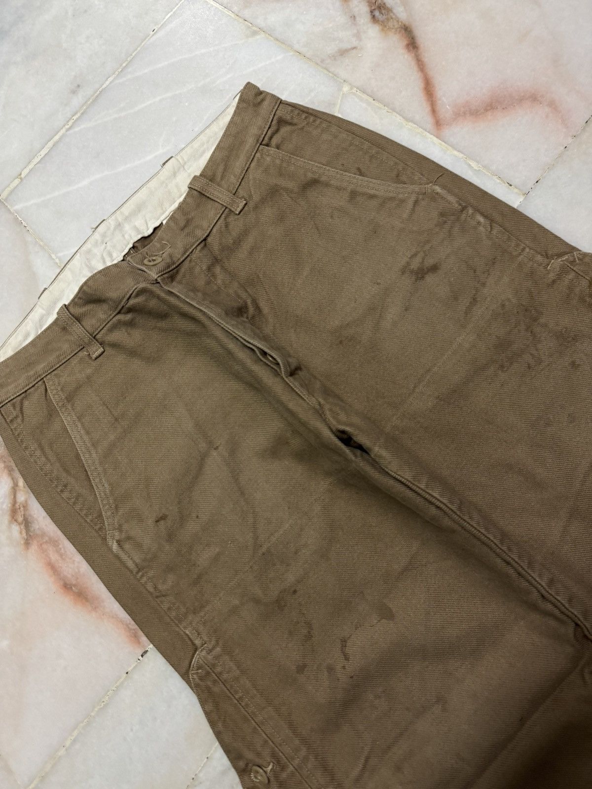 MasterPiece BAGGY WORKWEAR MASTERPIECE.CO POCKET PANTS MADE IN JAPAN Size US 29 - 5 Thumbnail