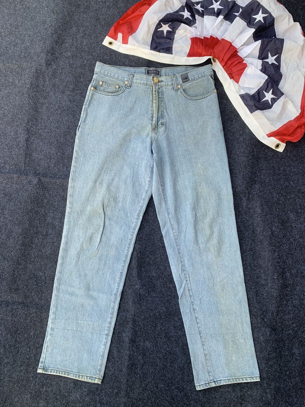 Versace Jeans Couture VERSUS JEANS COUTURE – VINTAGE HIGH-END FASHION PIECE Size US 34 / EU 50 - 1 Thumbnail