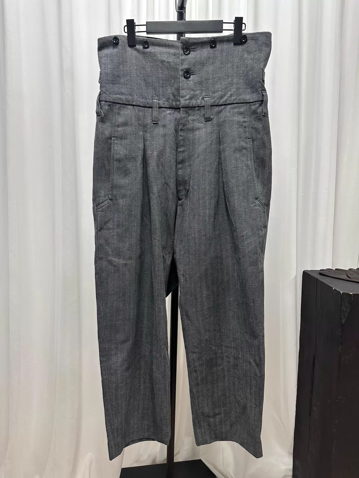 Yohji Yamamoto Yohji Yamamoto 2011AW Striped Trousers Size 2 Size US 32 / EU 48 - 2 Thumbnail