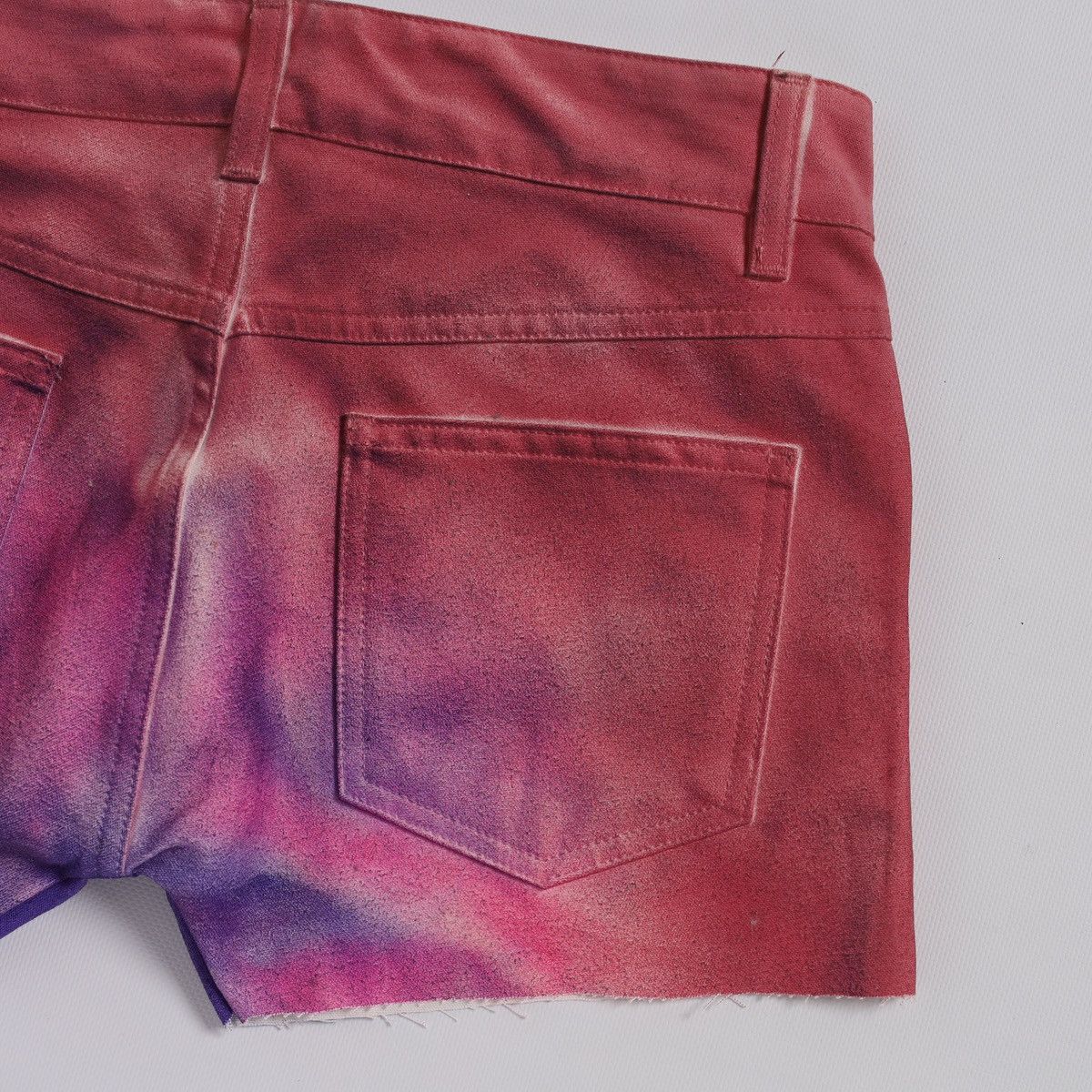 Bottega Veneta Bottega Veneta Tye Dye Multicolor Cropped Jeans Denim Shorts Size 27" / US 4 / IT 40 - 7 Thumbnail