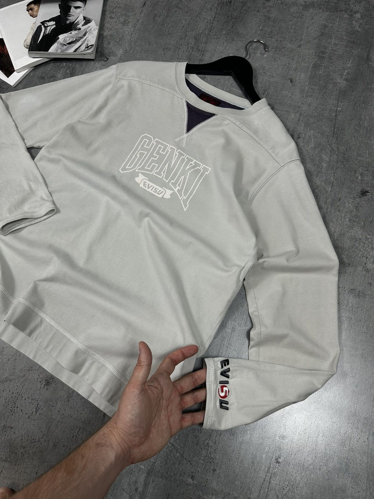 Evisu Vintage Evisu Long Sleeve T-shirt Size US XL / EU 56 / 4 - 2 Thumbnail