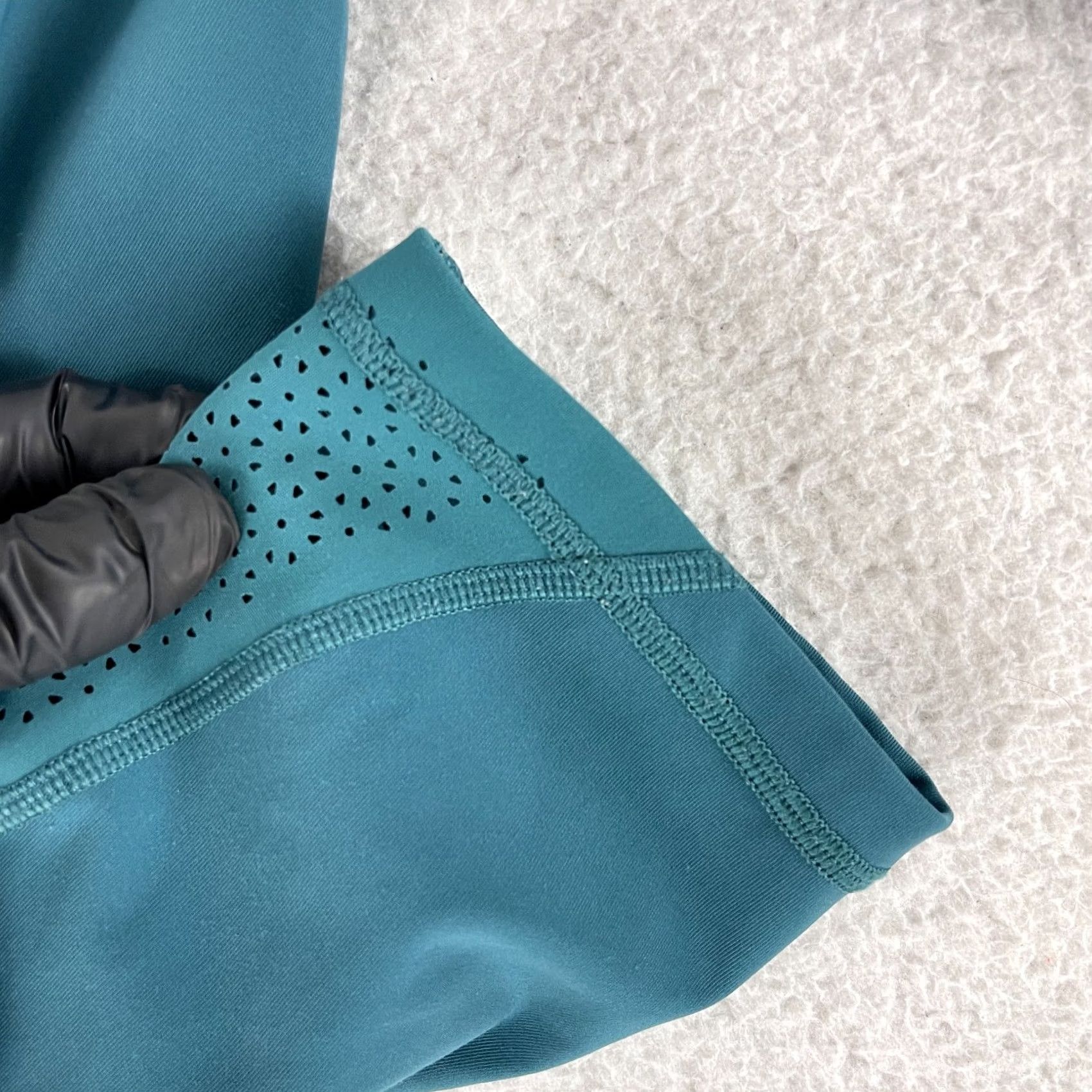 Lululemon Lululemon Ready to Race Crop Leggings Womens Size 6 Green Pull On Yoga Stretch Size 28" / US 6 / IT 42 - 6 Thumbnail