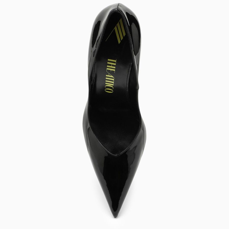 The Attico o1d2blof1024 Patent Decollete Leather in Black Size US 6 / IT 36 - 3 Thumbnail