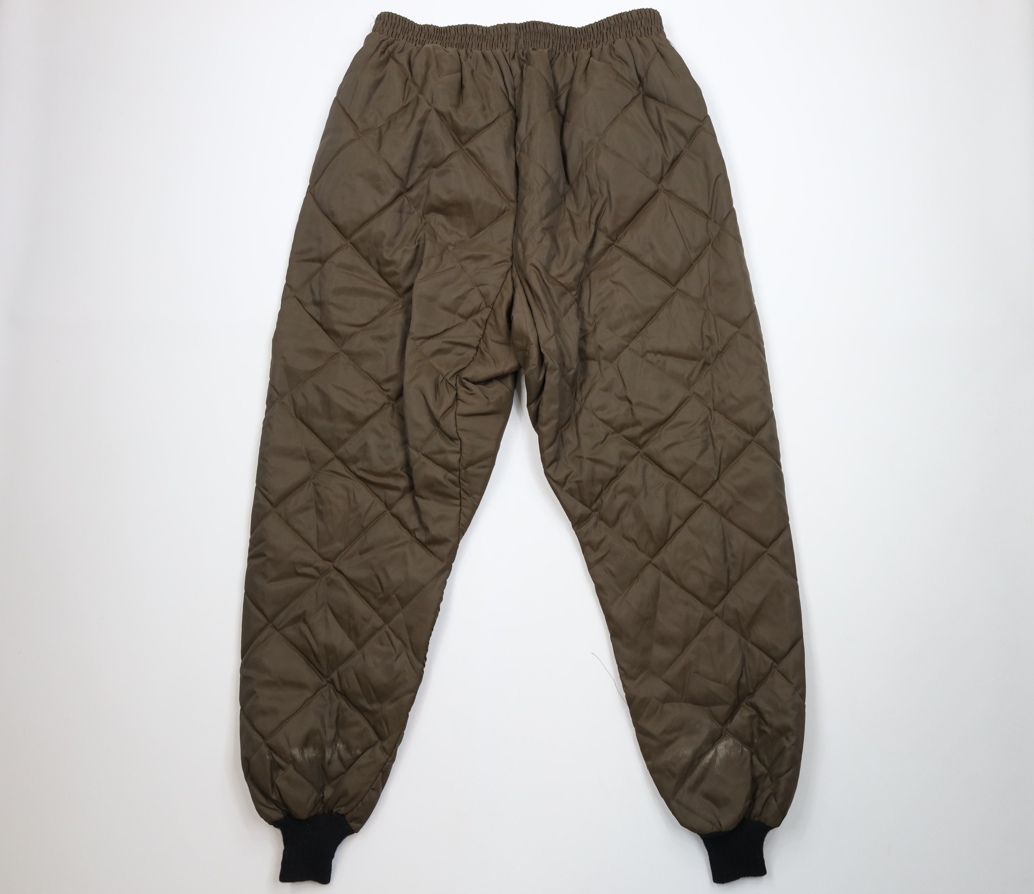 Vintage Vintage 70s Streetwear Insulated Joggers Pants Brown USA Size US 38 / EU 54 - 9 Thumbnail
