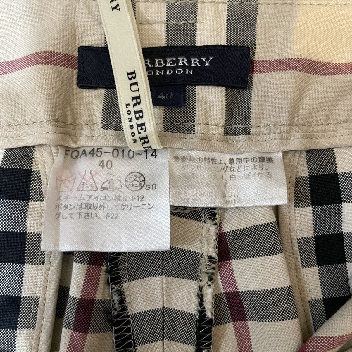 Burberry Burberry London Nova Check Workwear Pants Size 27" / US 4 / IT 40 - 3 Thumbnail