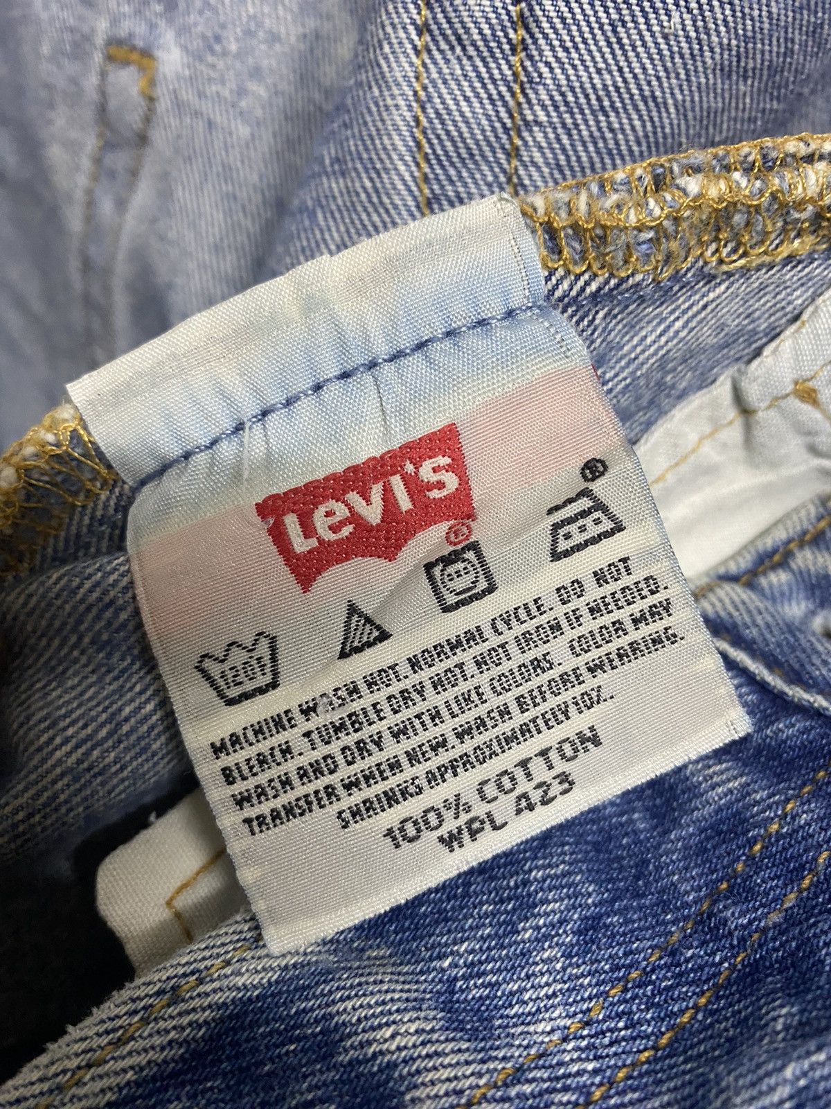 Levi's × Levi's Vintage Clothing Vintage Levi’s 501xx Jeans Men’s 34x32 Button Fly Denim Size US 34 / EU 50 - 17 Thumbnail