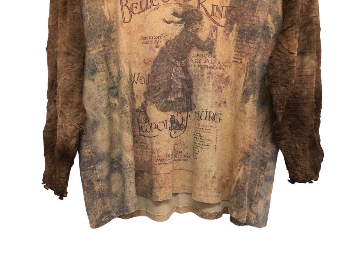 Vintage RARE 🔥 B,V. B,B. BELLE O’ THE RINK OVP MESH SLEEVES BODY TOP Size XL / US 12-14 / IT 48-50 - 11 Thumbnail