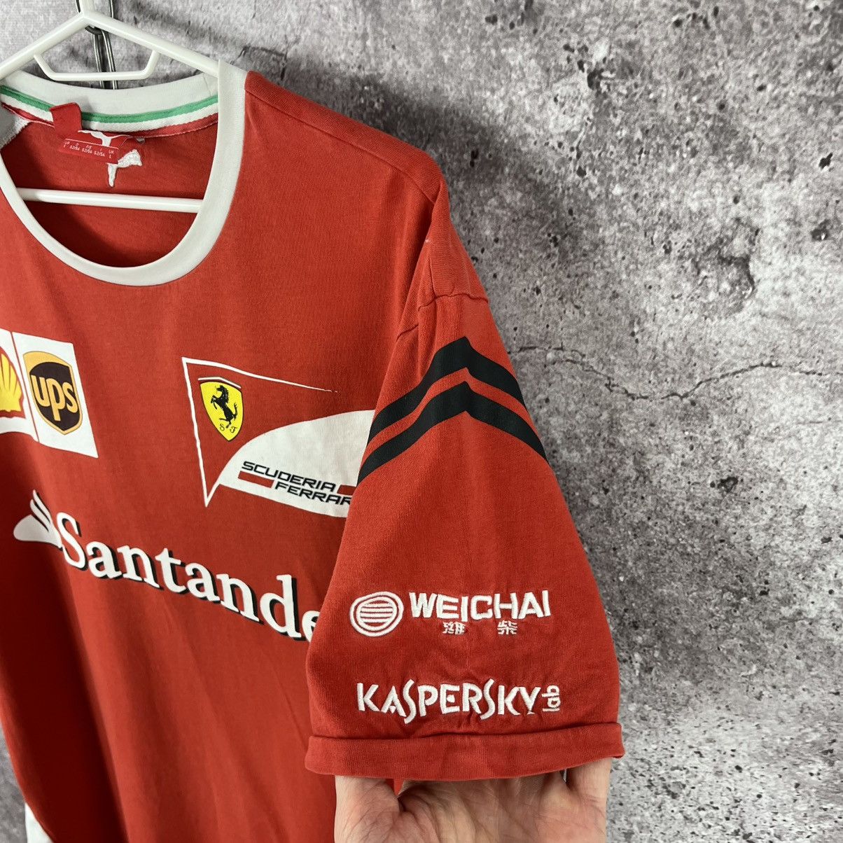 Ferrari × Giorgio Fiorelli × Puma Puma Ferrari Giorgio Firelli Racer T-Shirt Multi Logo Size L Size US L / EU 52-54 / 3 - 5 Thumbnail