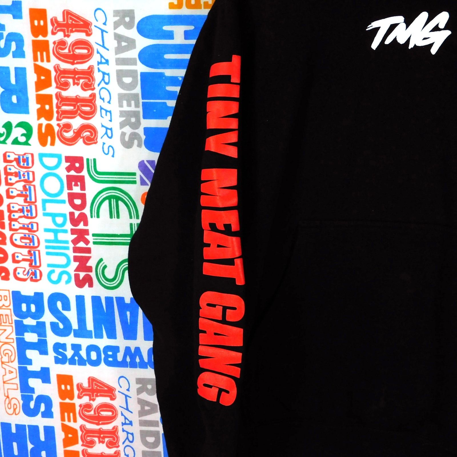 Hanes Tiny Meat Gang US Tour 2019 Hoodie Size S Merch TMG Size US S / EU 44-46 / 1 - 3 Thumbnail