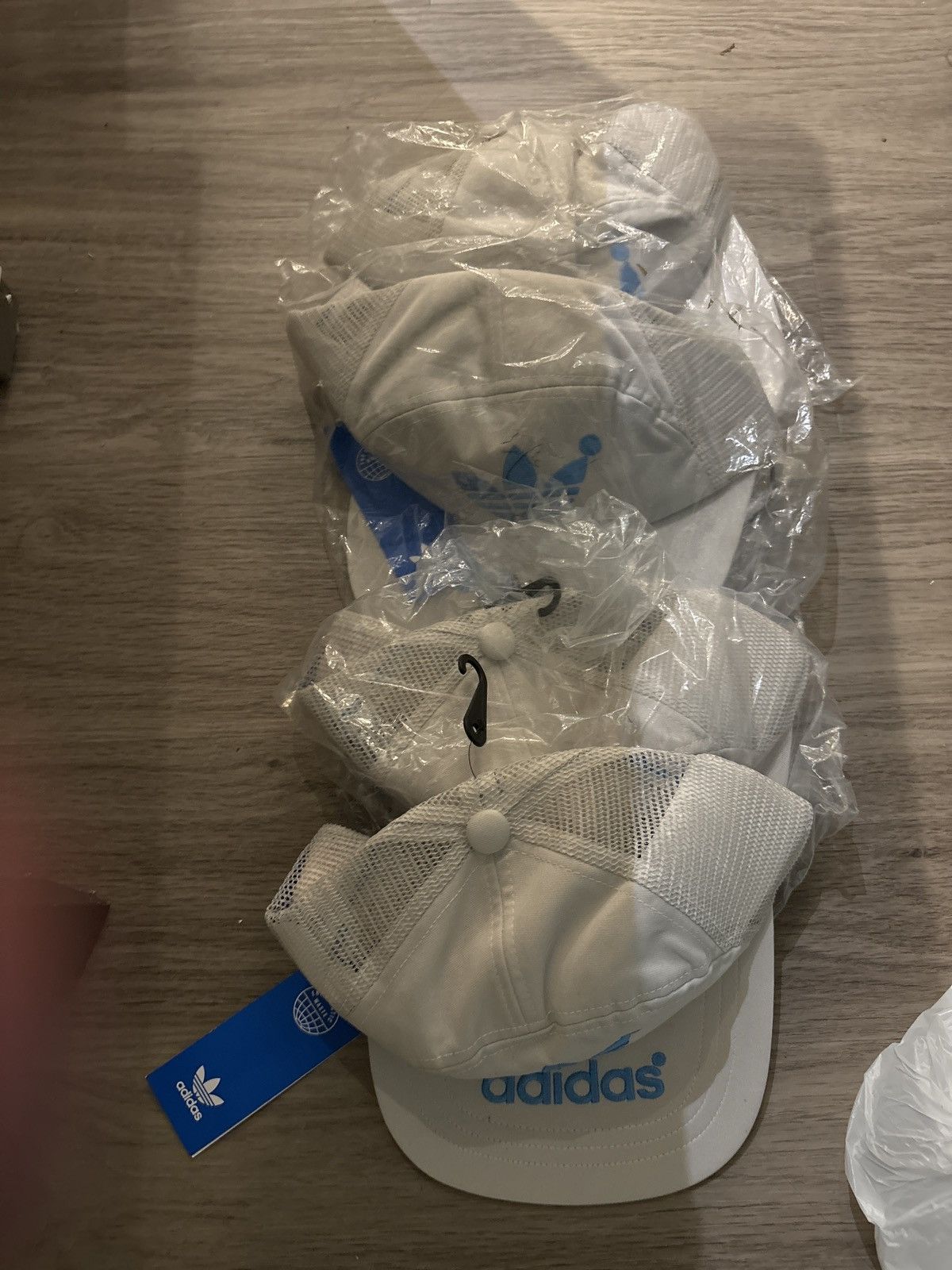Adidas ADIDAS BLUE Mesh ARCHIVE CAP Snapback Hat Adjust HJ7912 NWT! Size ONE SIZE - 11 Thumbnail