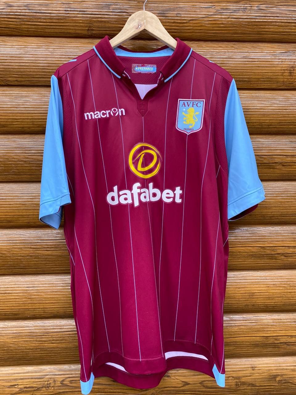 Vintage ASTON VILLA FOOTBALL JERSEY SOCCER MACRON Size US XL / EU 56 / 4 - 1 Thumbnail