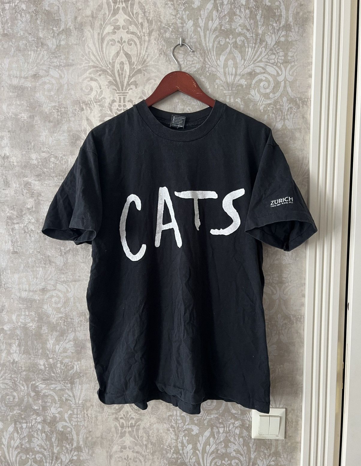Vintage Cats 1981 Musical T-Shirt Screen Stars Vintage Size US XL / EU 56 / 4 - 1 Thumbnail