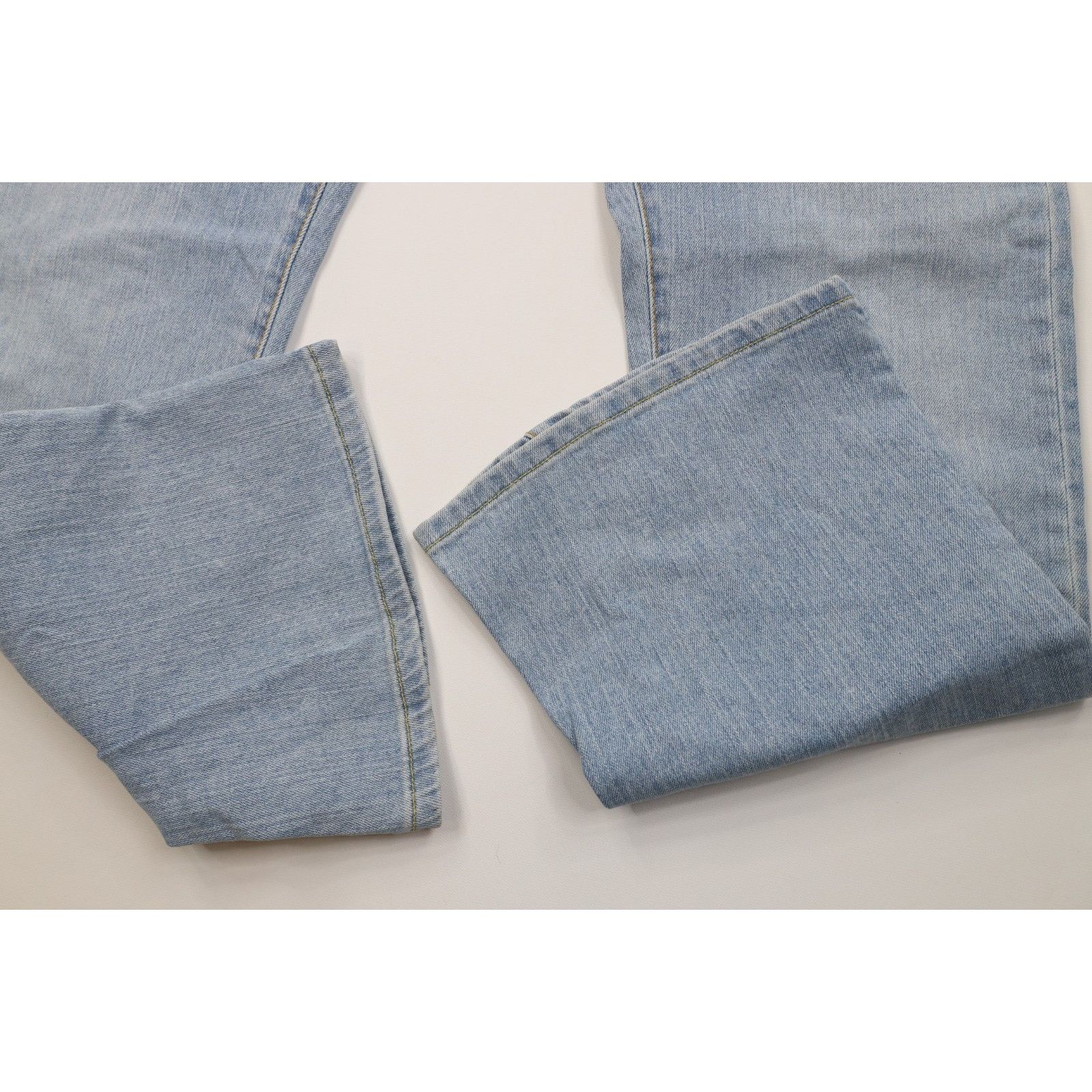 Levi's Deadstock Vintage Y2K Levis 527 Babydoll Slouch Flare Jeans Size 38" / US 16 / IT 52 - 6 Thumbnail