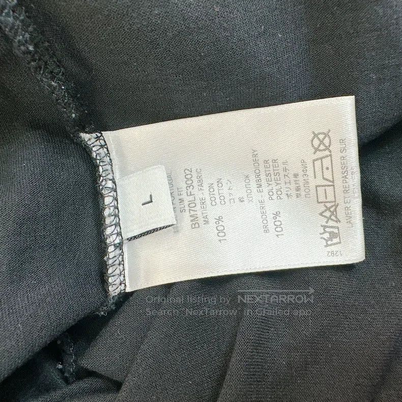 Givenchy Givenchy Black Embroidered Short Sleeve Size L Size US L / EU 52-54 / 3 - 5 Thumbnail