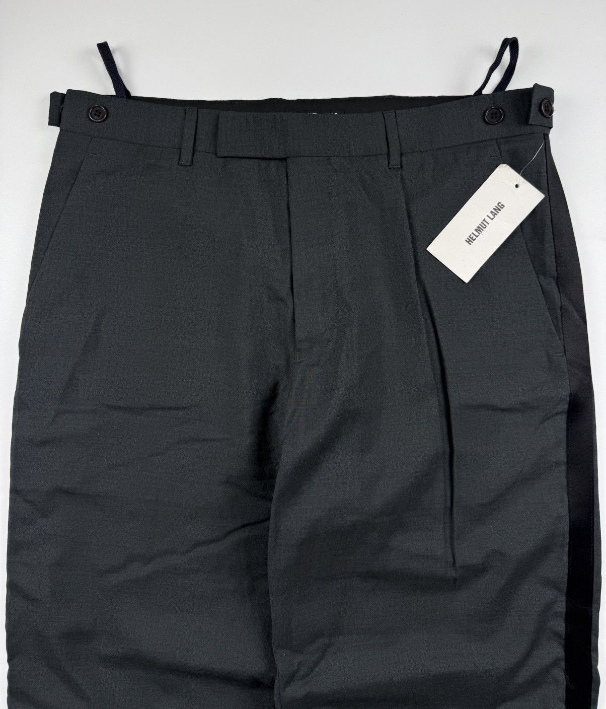 Helmut Lang Helmut Lang Side Tape Wool Silk Trouser Size US 32 / EU 48 - 5 Thumbnail