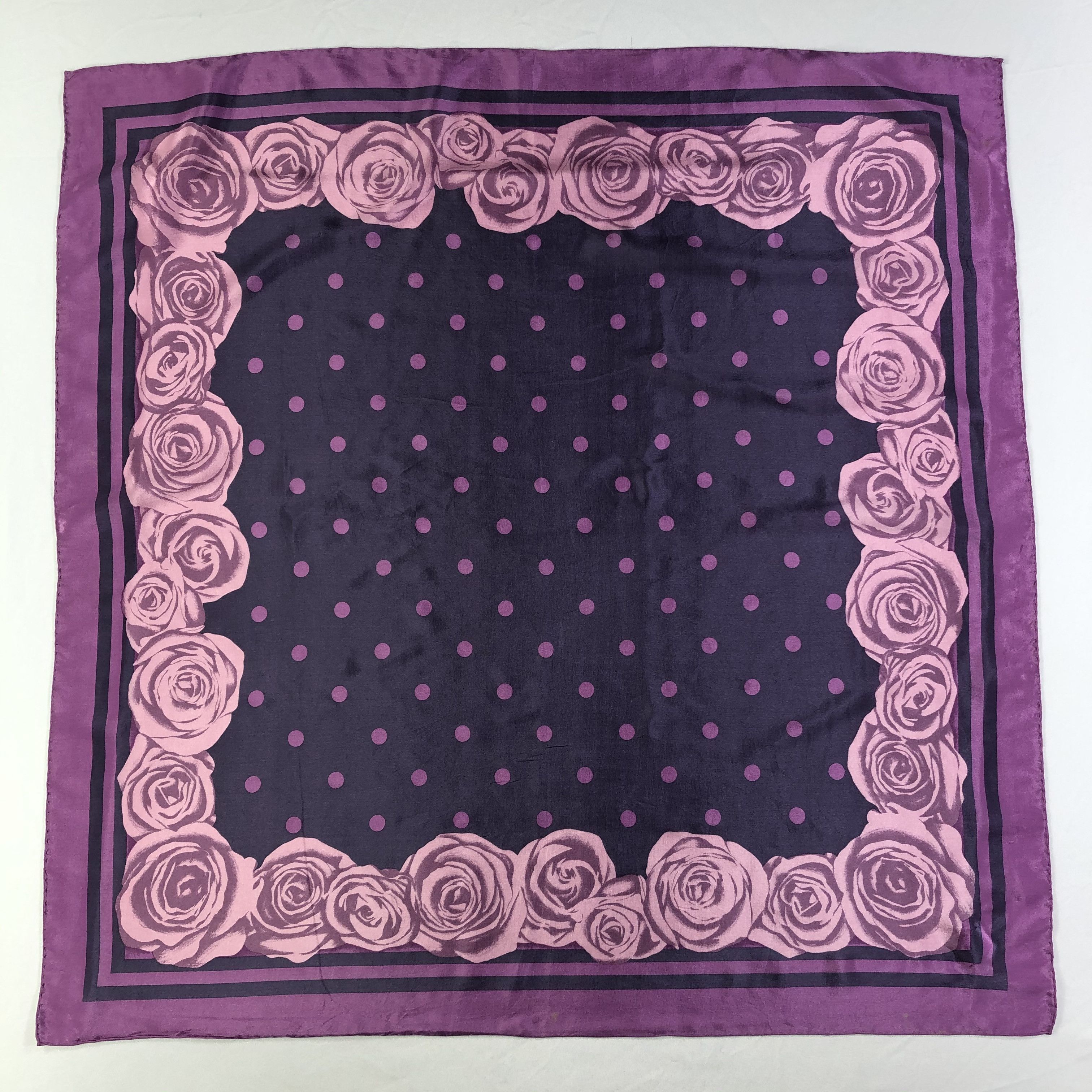 Vintage Vintage Silk Scarf Size ONE SIZE - 2 Thumbnail