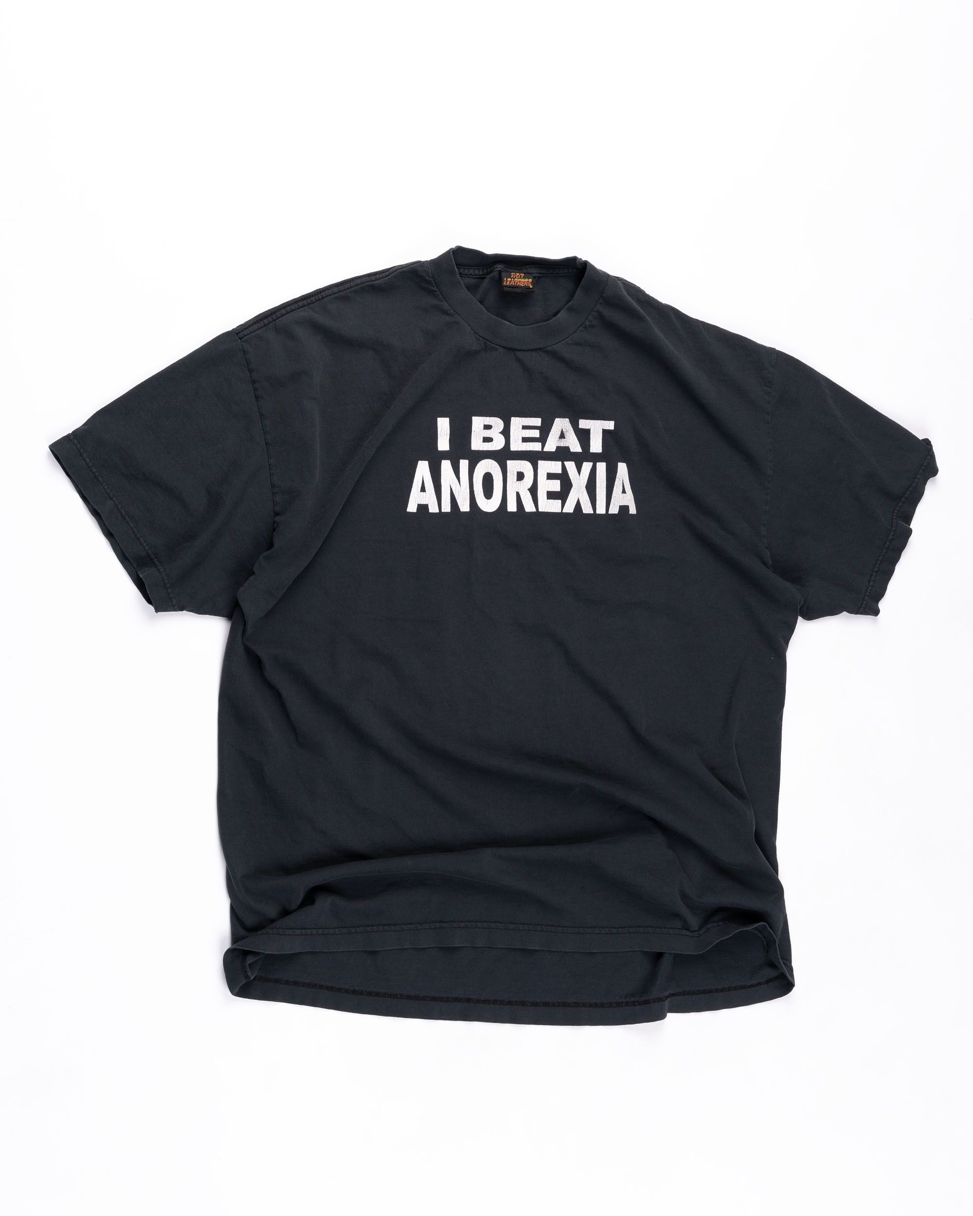 image of Vintage Anorexia Tshirt in Black, Men's (Size 2XL)