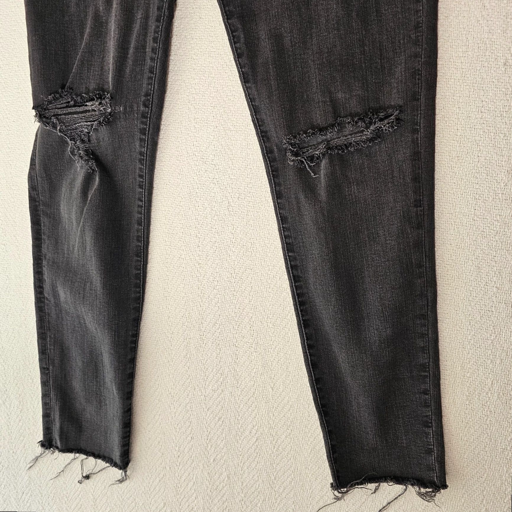 Madewell Madewell Jeans Women's Size 33 Black Denim Skinny High Rise Pockets Inseam 27.5 in Vintage No Size 24" / US 00 / IT 34 - 2 Thumbnail