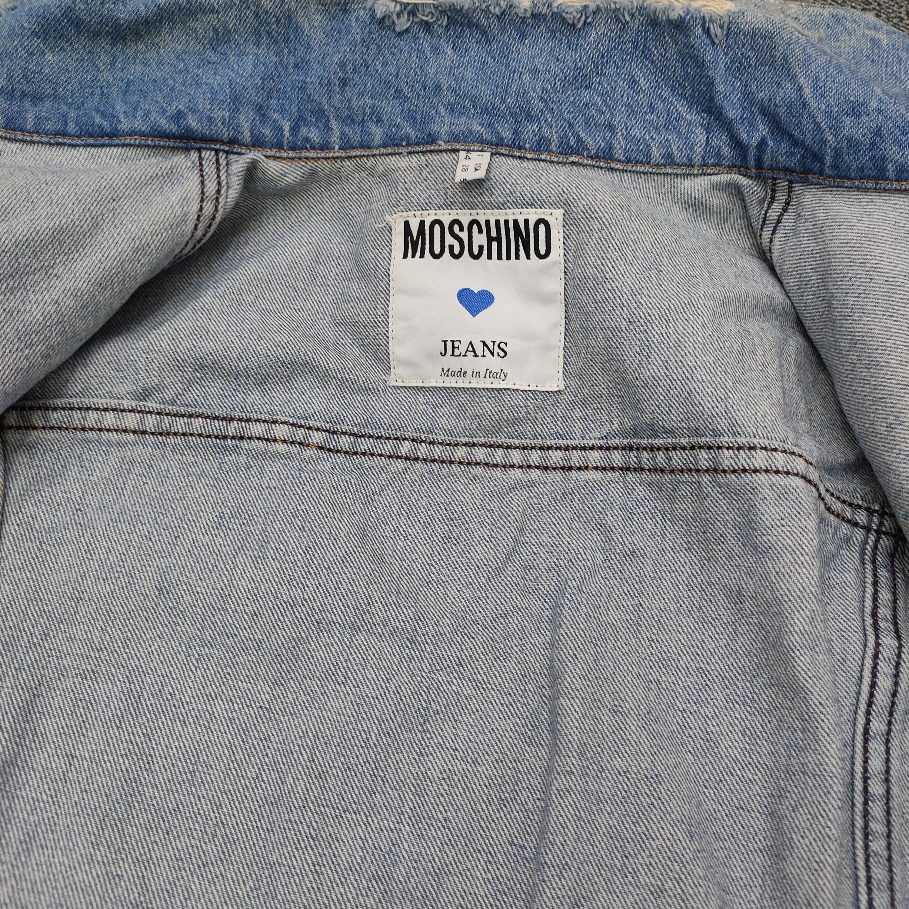 Moschino Vintage Denim Vest Jacket Size US M / EU 48-50 / 2 - 9 Thumbnail