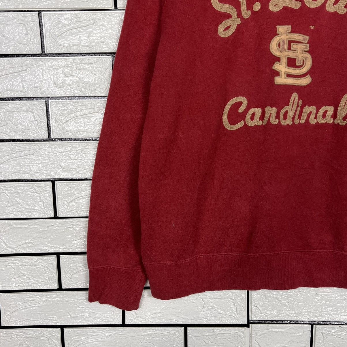 MLB St Louis Cardinals Big Logo Crewneck Sweatshirt #4020-C183 Size US M / EU 48-50 / 2 - 6 Thumbnail