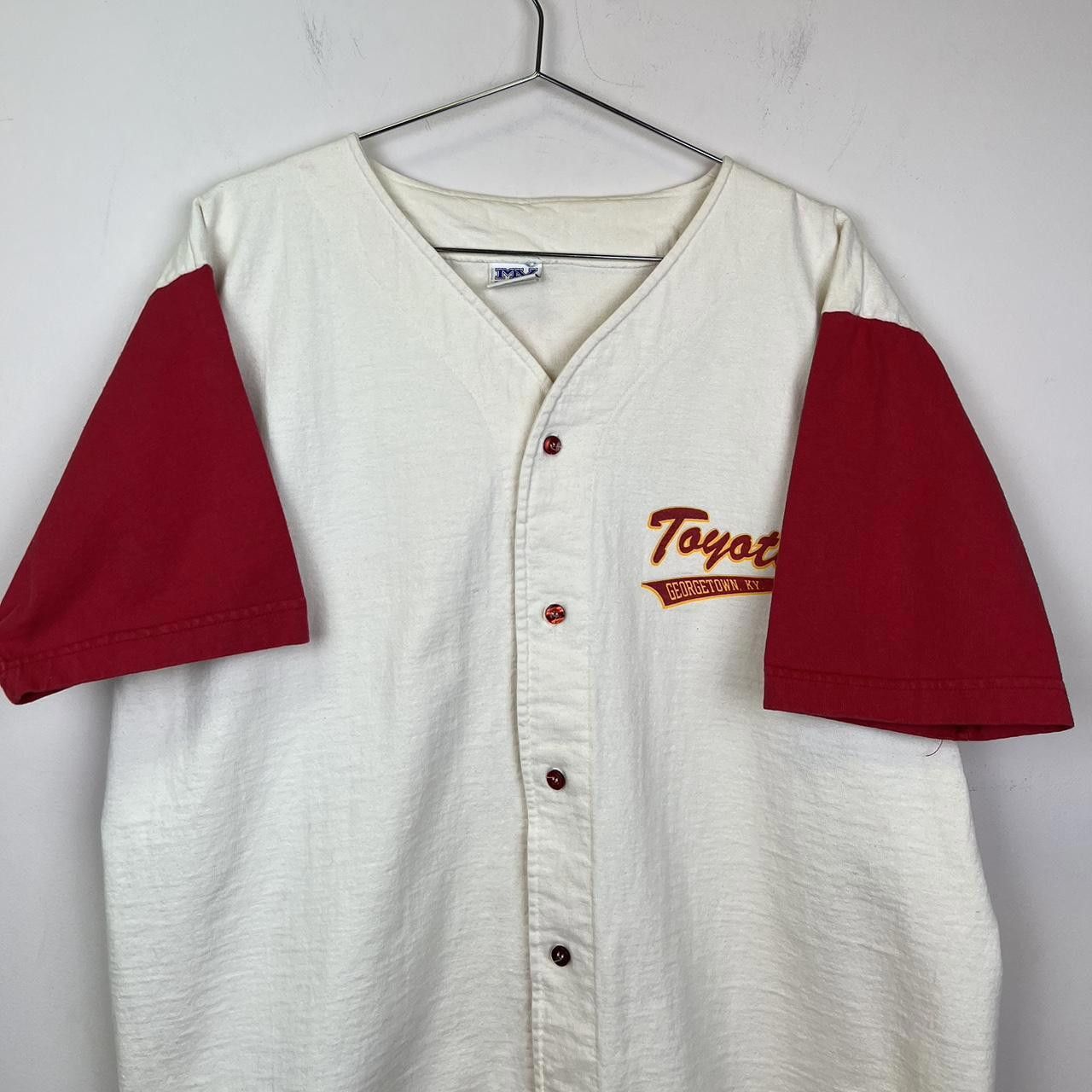 Designer Vintage Toyota Baseball Jersey with Red Sleeves Size US M / EU 48-50 / 2 - 2 Thumbnail
