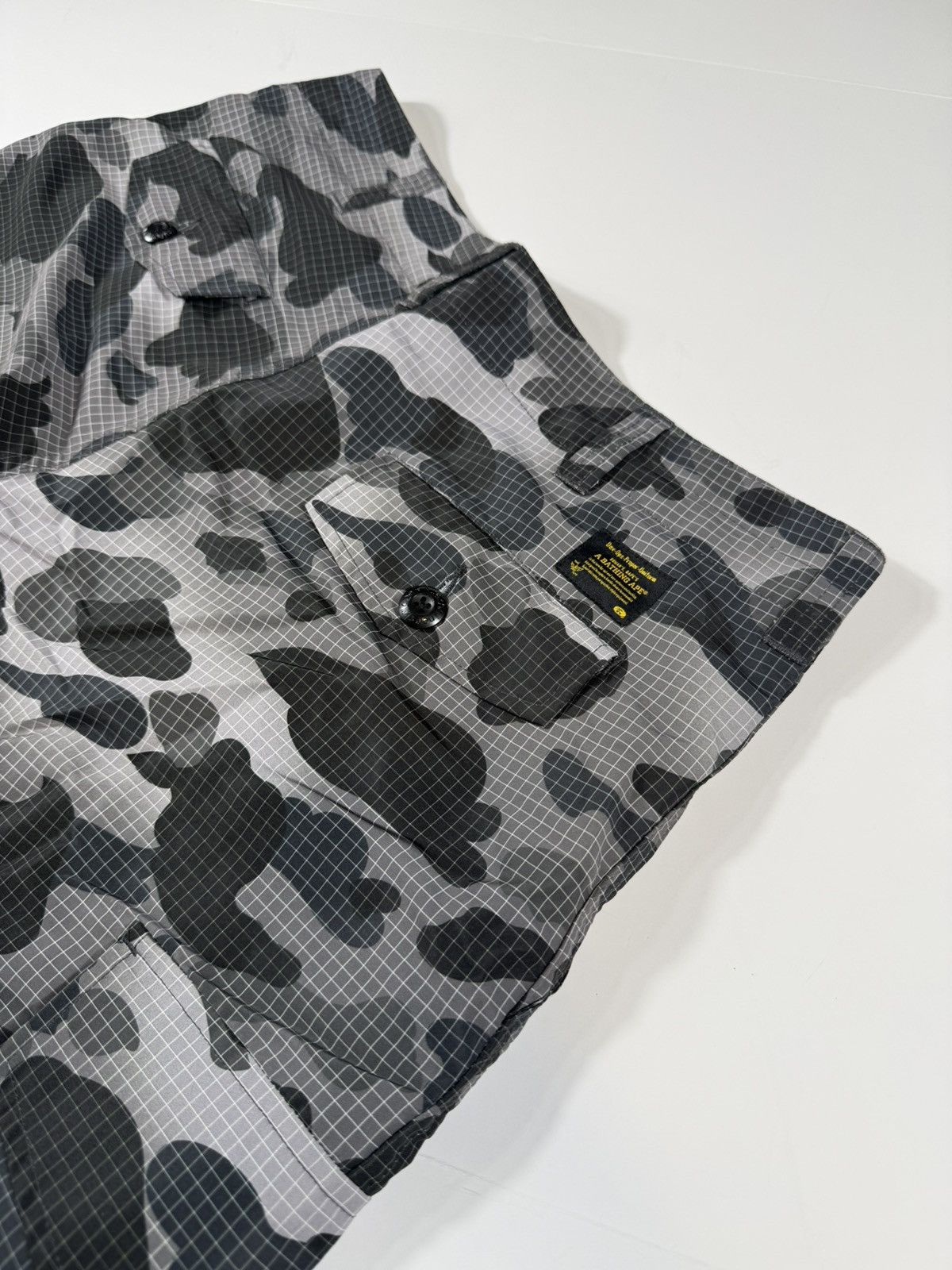 Bape Bape Grid Camo Black 6 Pocket Pants Size US 32 / EU 48 - 3 Thumbnail