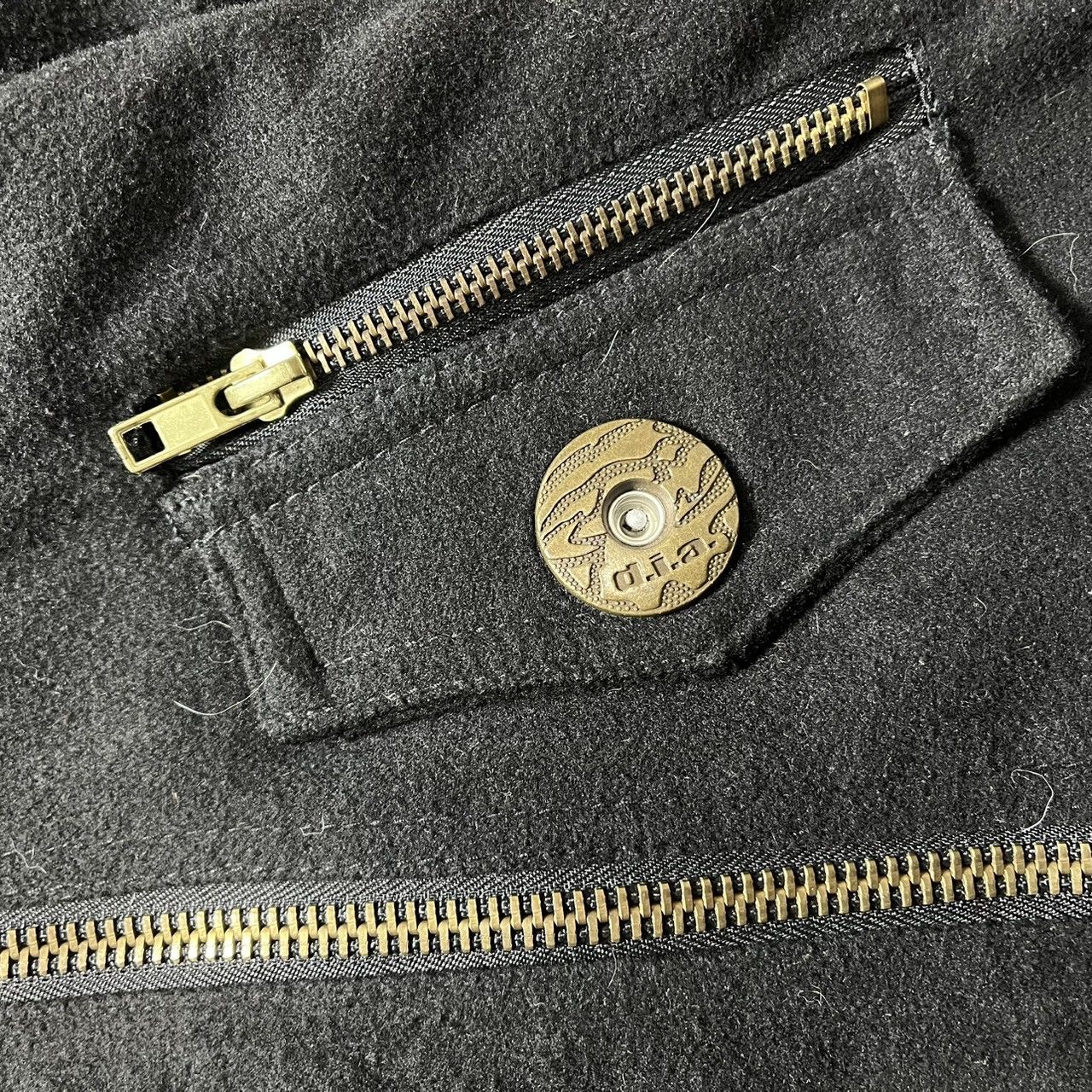 If Six Was Nine × Japanese Brand × Le Grande Bleu (L.G.B.) Black Faux Fur Trimmed Jacket Size S / US 4 / IT 40 - 8 Thumbnail