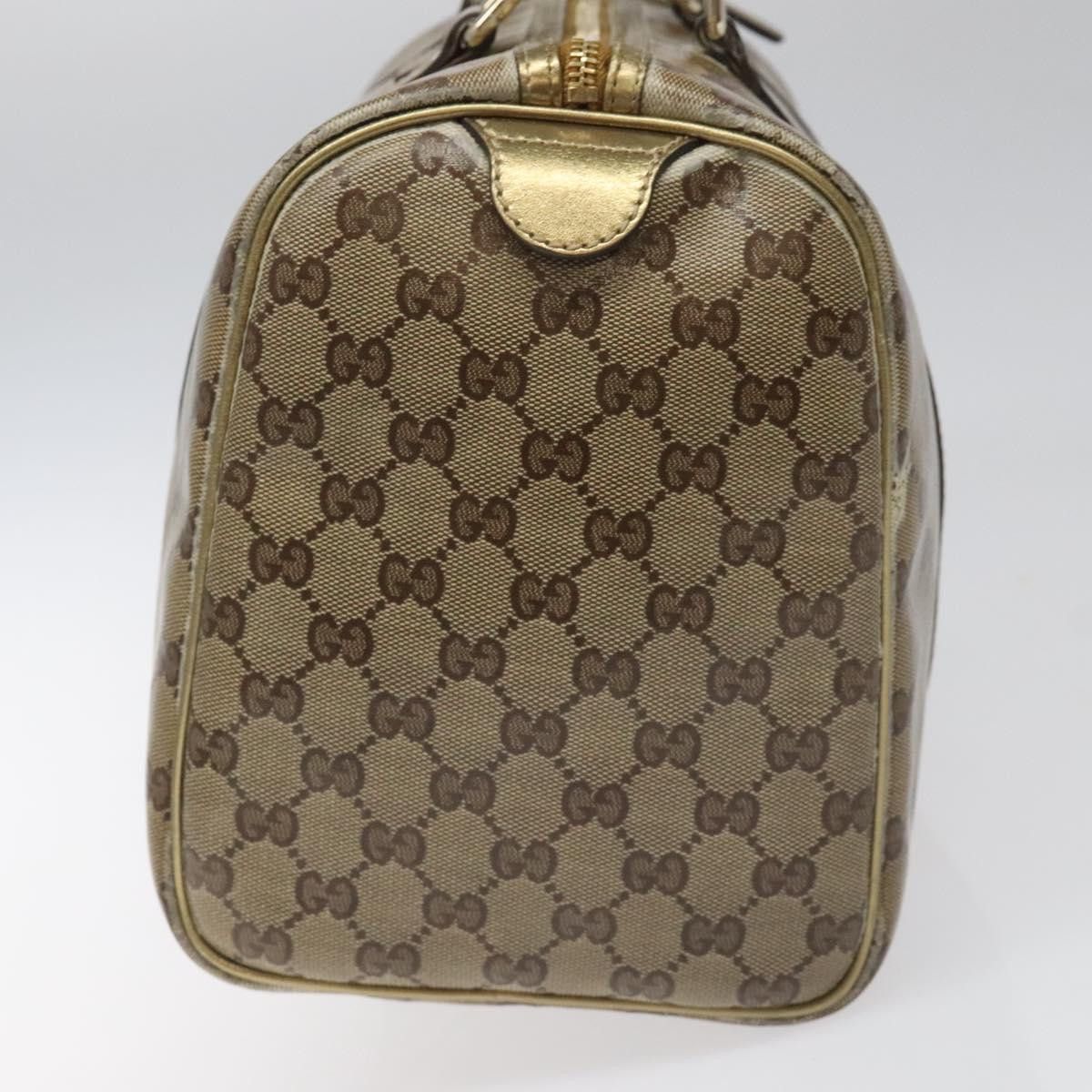 Gucci GUCCI GG Crystal Boston Bag Beige Size ONE SIZE - 5 Thumbnail