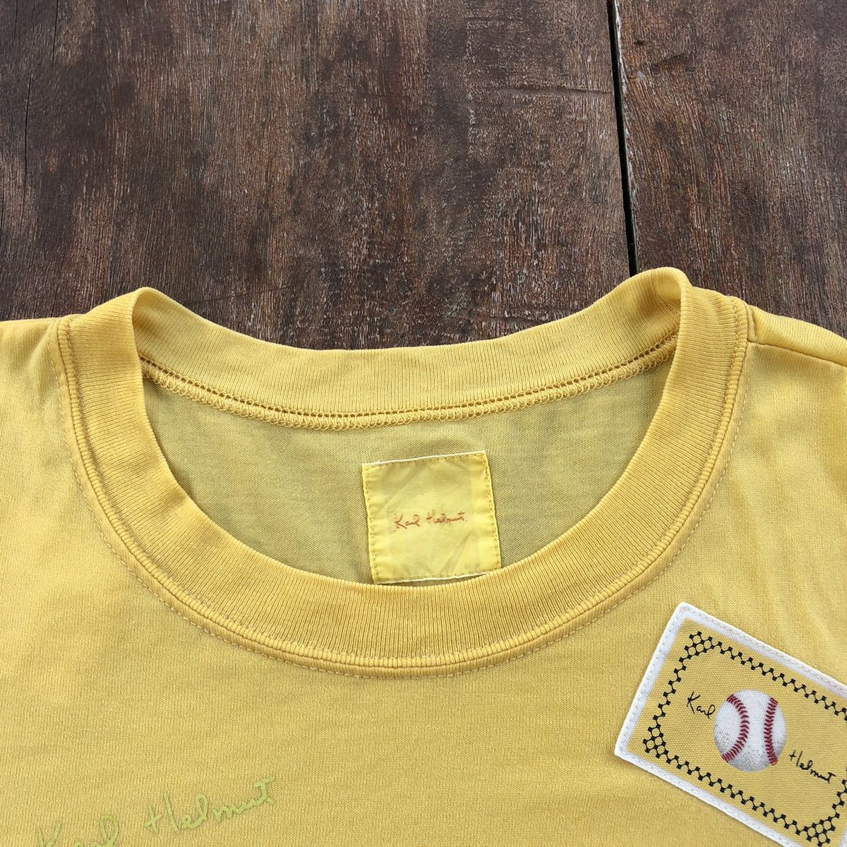 Karl Helmut Karl Helmut Designer Rare T Shirt Size US XL / EU 56 / 4 - 2 Thumbnail