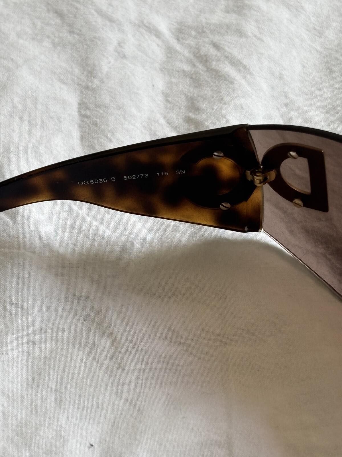Dolce & Gabbana Dolce & Gabbana - Brown Shield Logo Sunglasses Size ONE SIZE - 4 Thumbnail