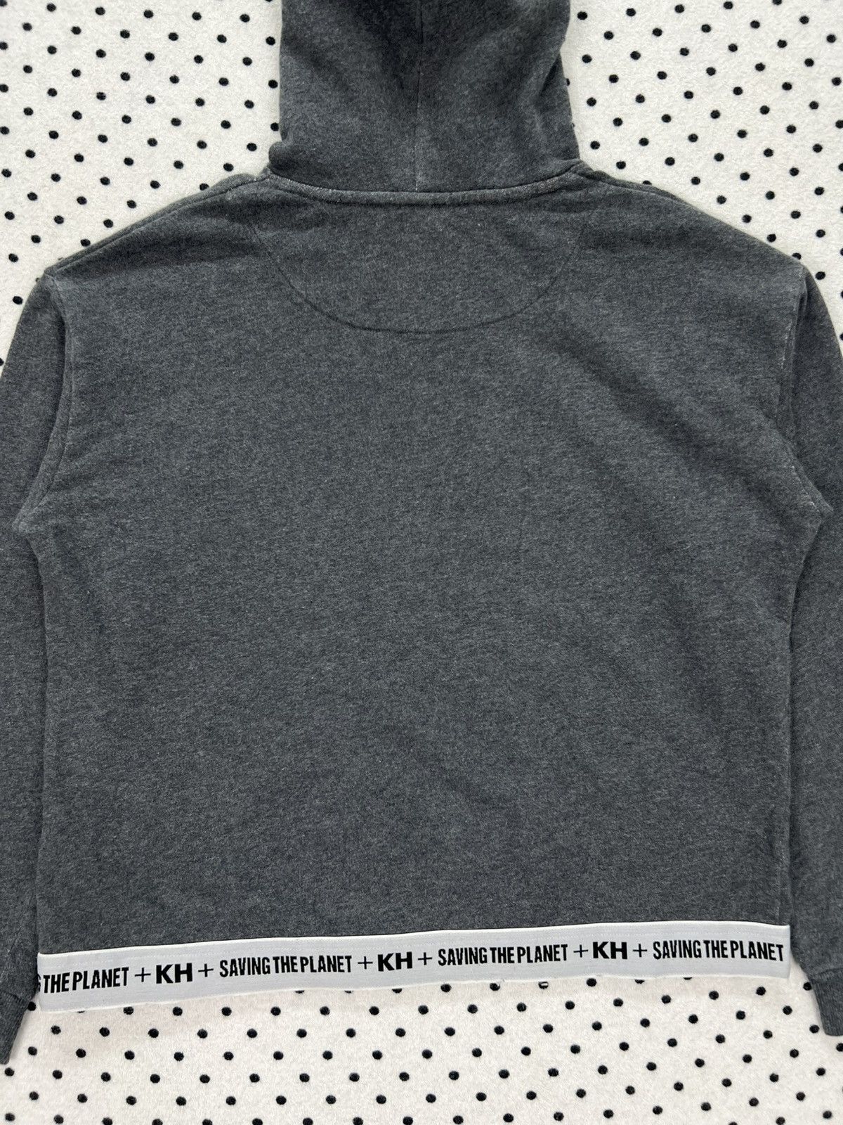 Katharine Hamnett London Katharine Hamnett + Saving The Planet Crop Hoodie Size M / US 6-8 / IT 42-44 - 5 Thumbnail
