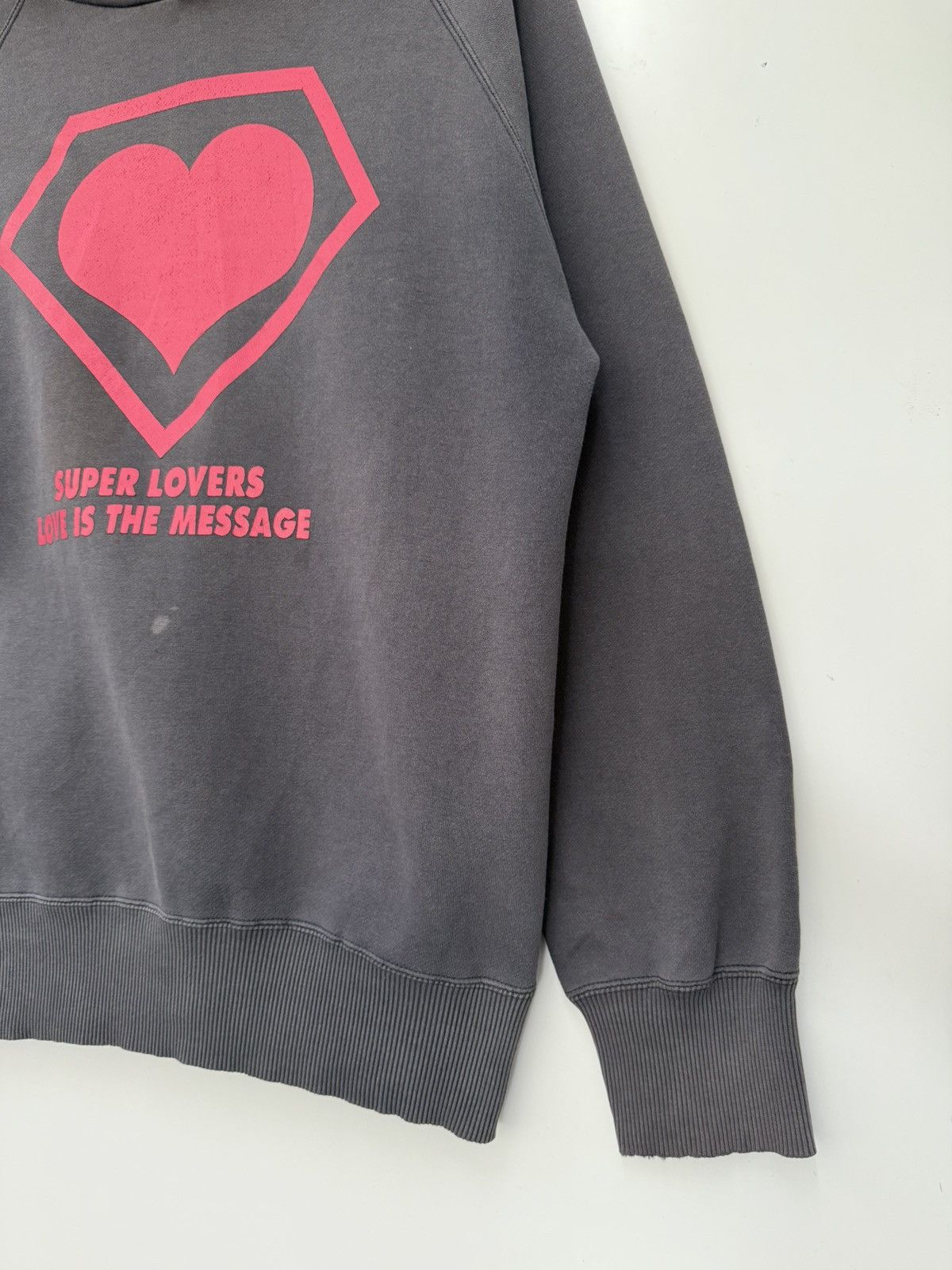 Super Lovers 🔥 Super Lovers Japanese Sunfaded iConic Logo Hoodie Size US S / EU 44-46 / 1 - 2 Thumbnail