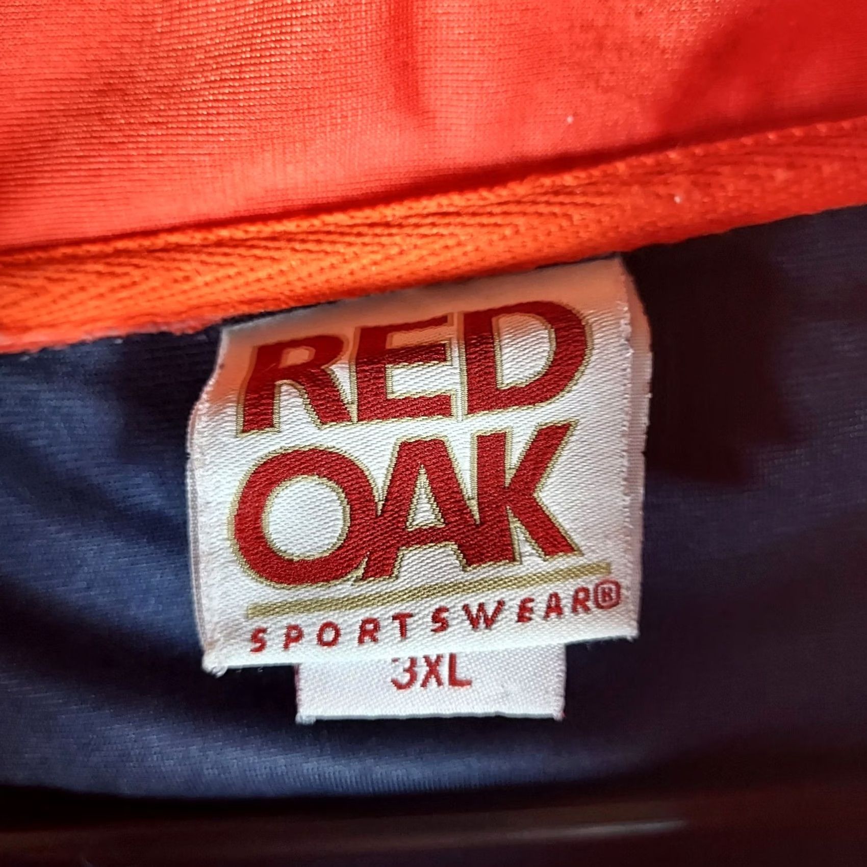 Vintage Red Oak Illinois Fighting Illini Jacket 3XL Orange Full Zip Polyester Men Regular Mid-Length Size US XXL / EU 58 / 5 - 5 Thumbnail