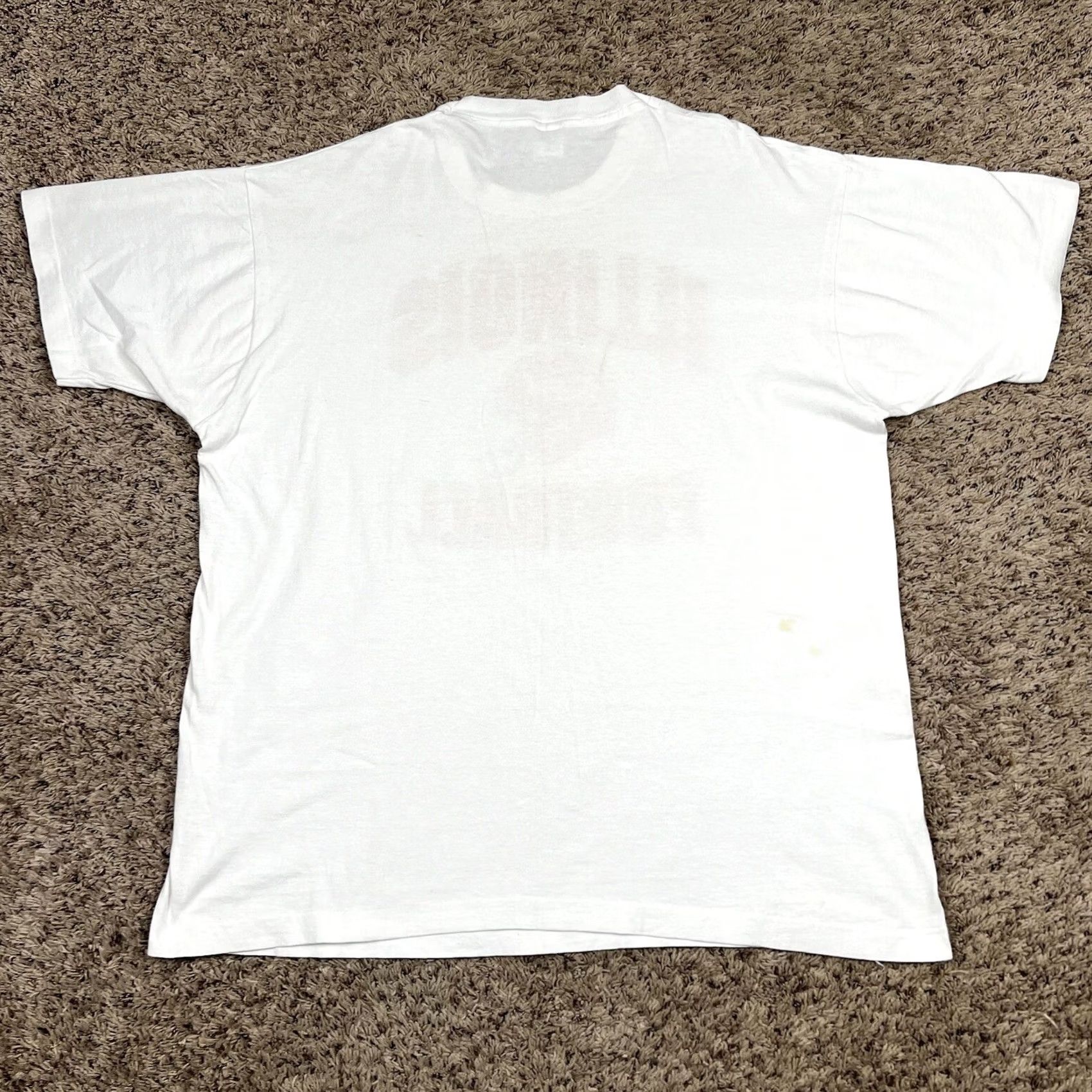 Fruit Of The Loom VINTAGE University Of Illinois Football Graphic White T-Shirt 2XL Mens Shirt Taylor? Size US XXL / EU 58 / 5 - 3 Thumbnail