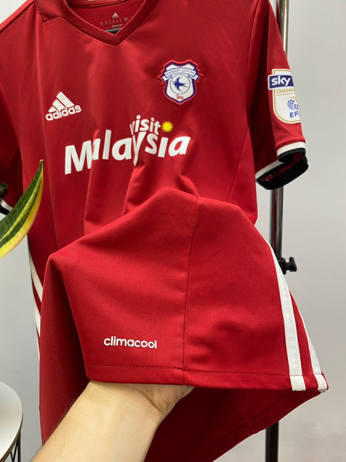Adidas Cardiff City Jersey 2016 2017 #24 Harris Away Football Size US M / EU 48-50 / 2 - 4 Thumbnail