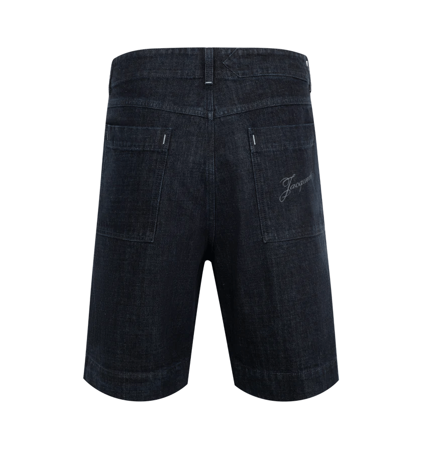 Jacquemus o1h1sh10525 Le Short De-N in Navy Blue Size US 36 / EU 52 - 2 Thumbnail